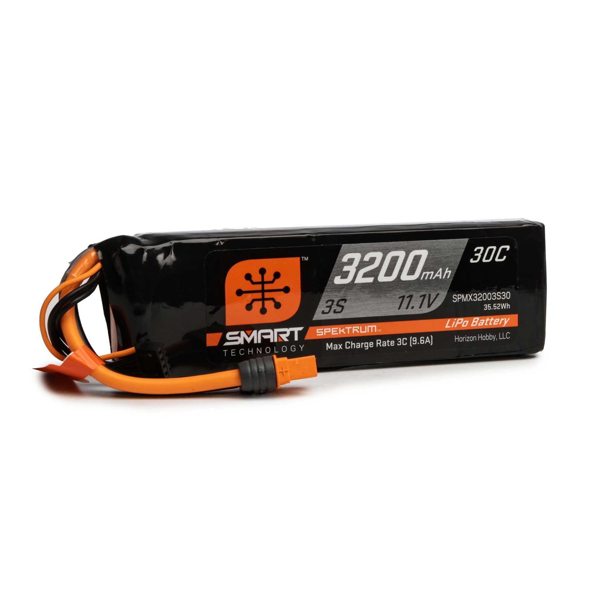 11.1V 3200mAh 3S 30C Smart LiPo: IC3