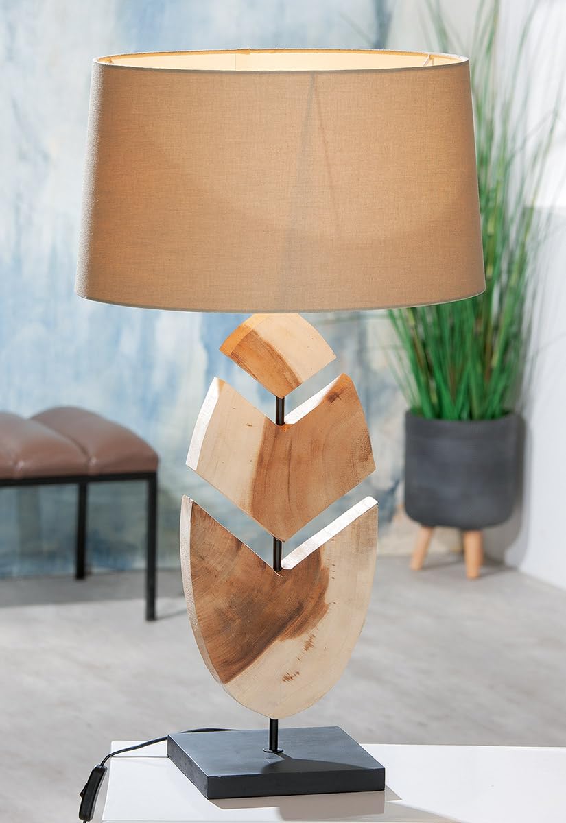 Table lamp, Textile, natural colors, PU 1, L. 41 cm, W. 45 cm, H. 75 cm