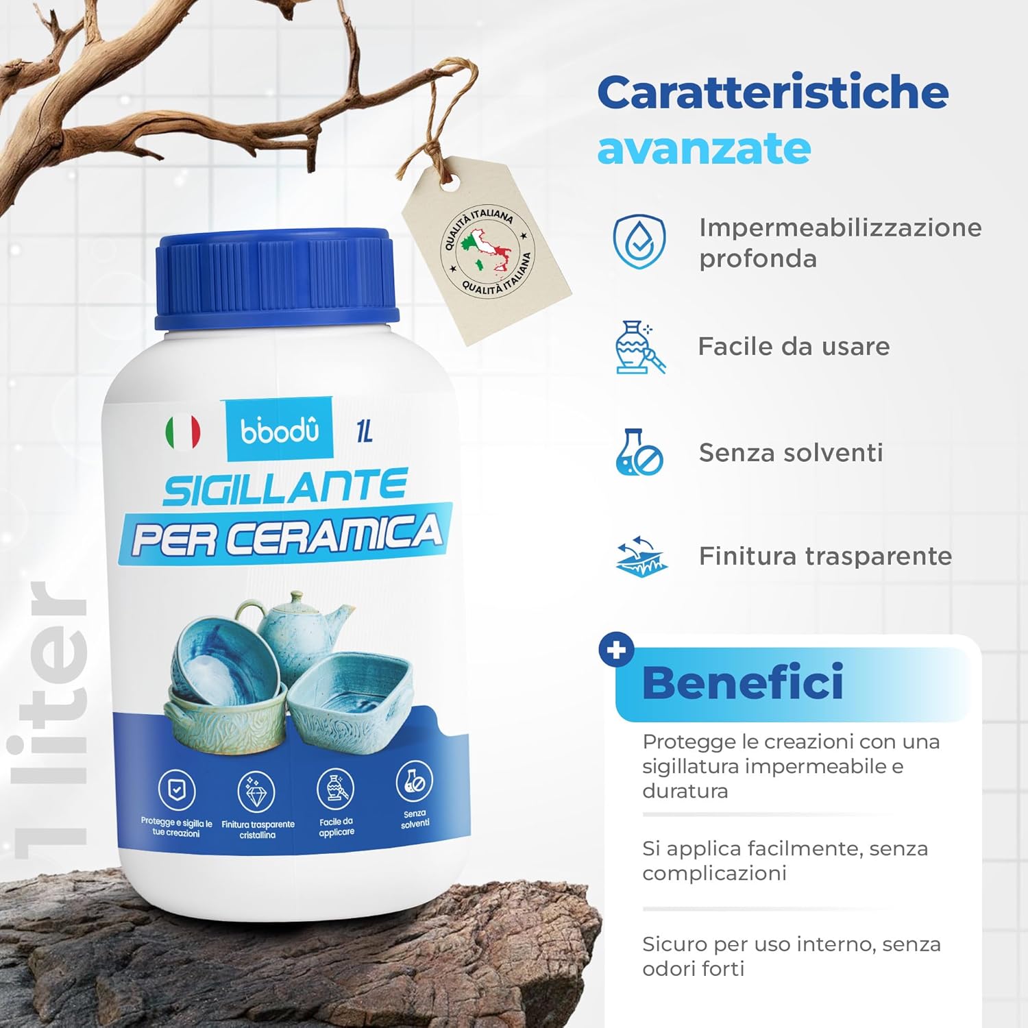 Sigillante per Ceramica 1L Senza Solventi - immagine 2
