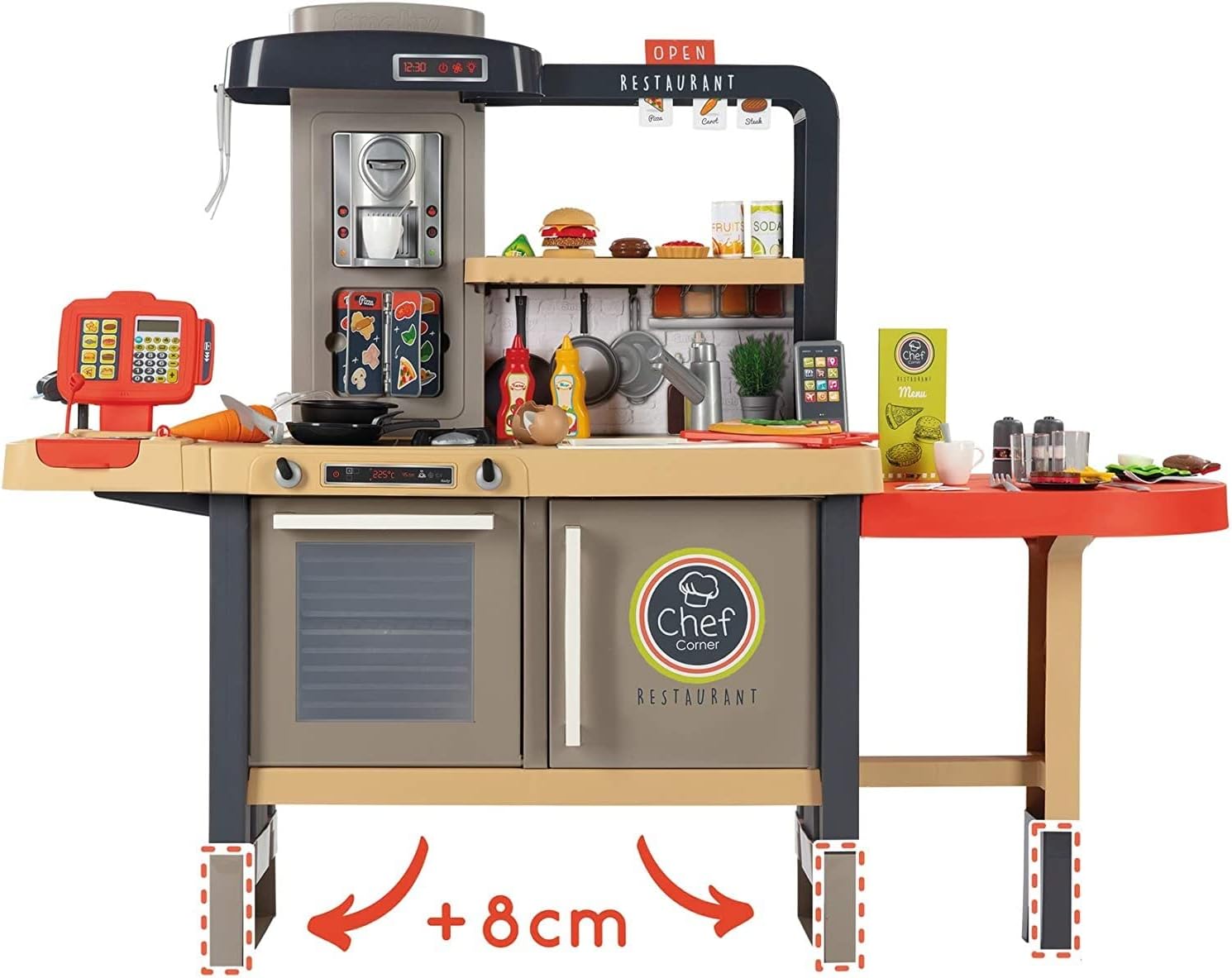 Smoby Chef Corner Restaurant - 70 Accessori Inclusi - immagine 2