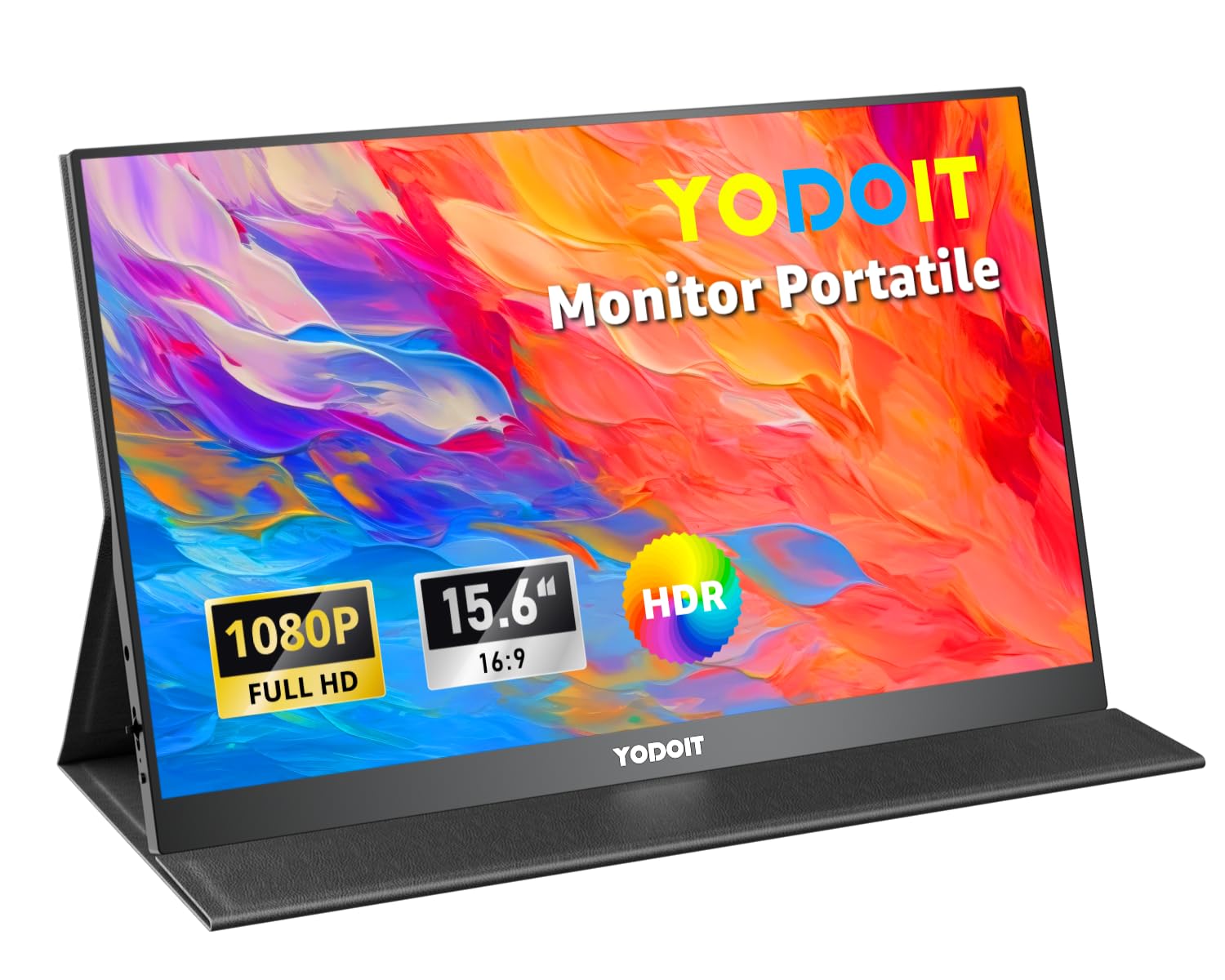 Yodoit Monitor Portatile 15,6" FHD IPS USB-C