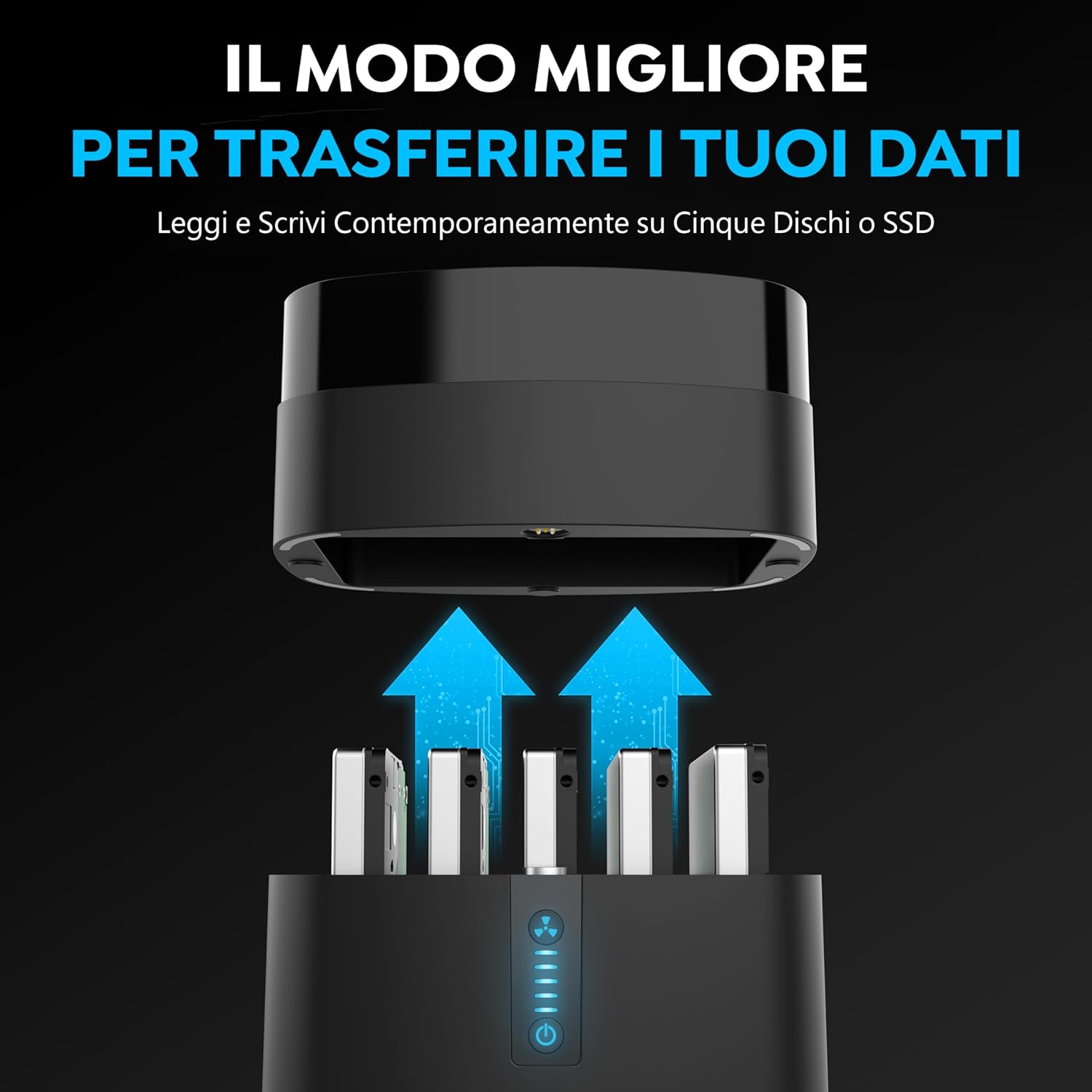 Sabrent Docking Station USB-C per Hard Disk SATA 2.5" - immagine 3