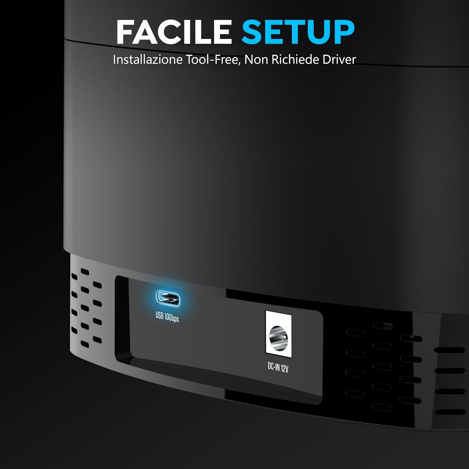 Sabrent Docking Station USB-C per Hard Disk SATA 2.5" - immagine 5