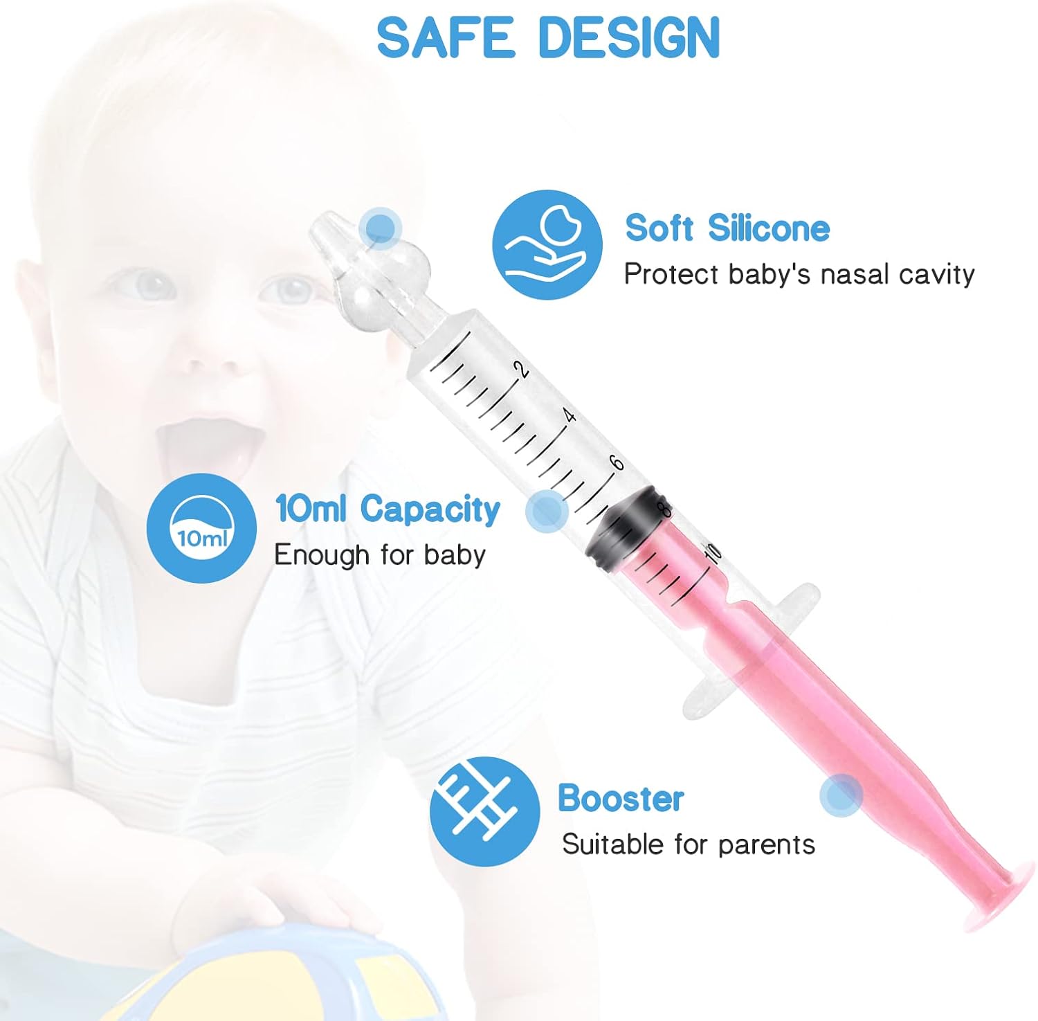 Irrigatore Nasale 4 PCS per Bambini - immagine 3