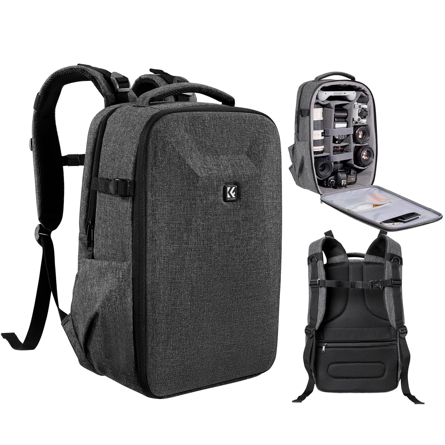 K&F Concept Zaino Fotografico Antiurto Impermeabile