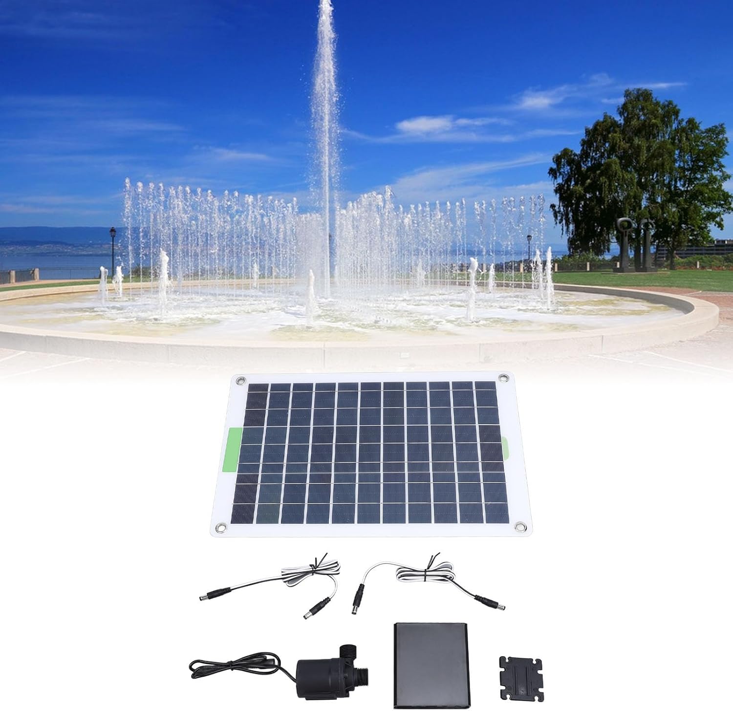 Kit Pompa Acqua Solare 100W per Fontana - immagine 2