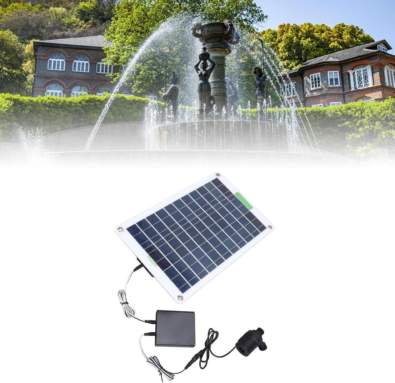 Kit Pompa Acqua Solare 100W per Fontana - immagine 3