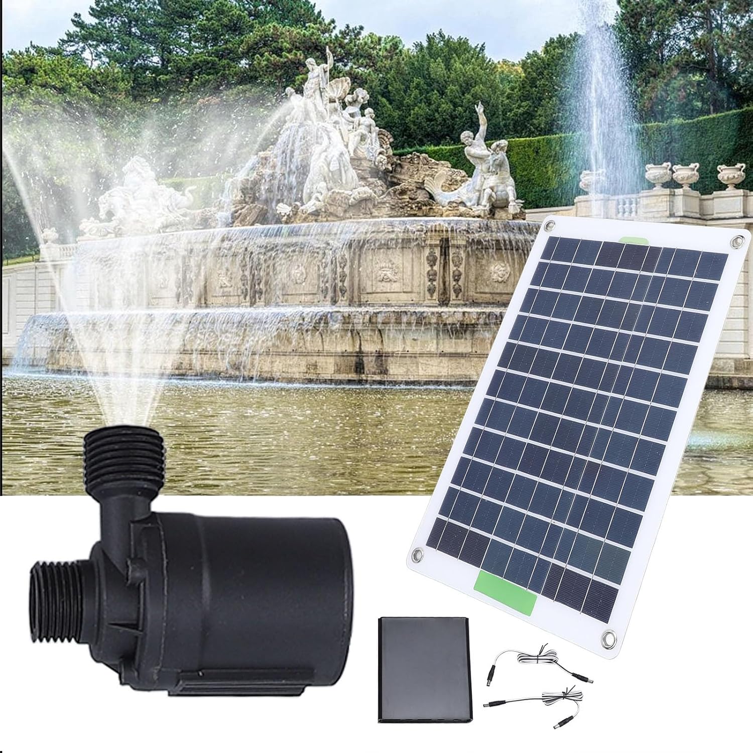 Kit Pompa Acqua Solare 100W per Fontana - immagine 5