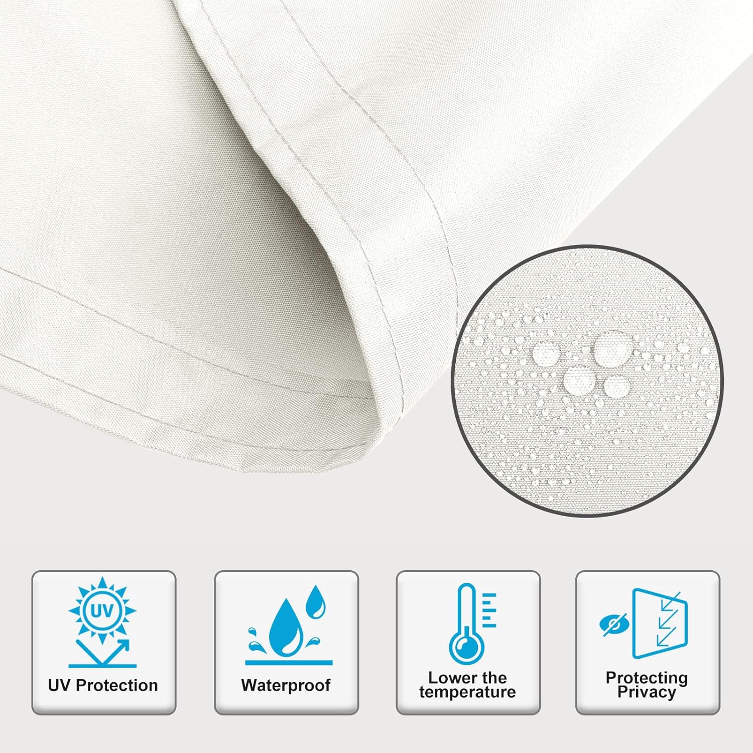 Sunnylaxx Frangivisto Balcone 100x800 cm Crema - immagine 2