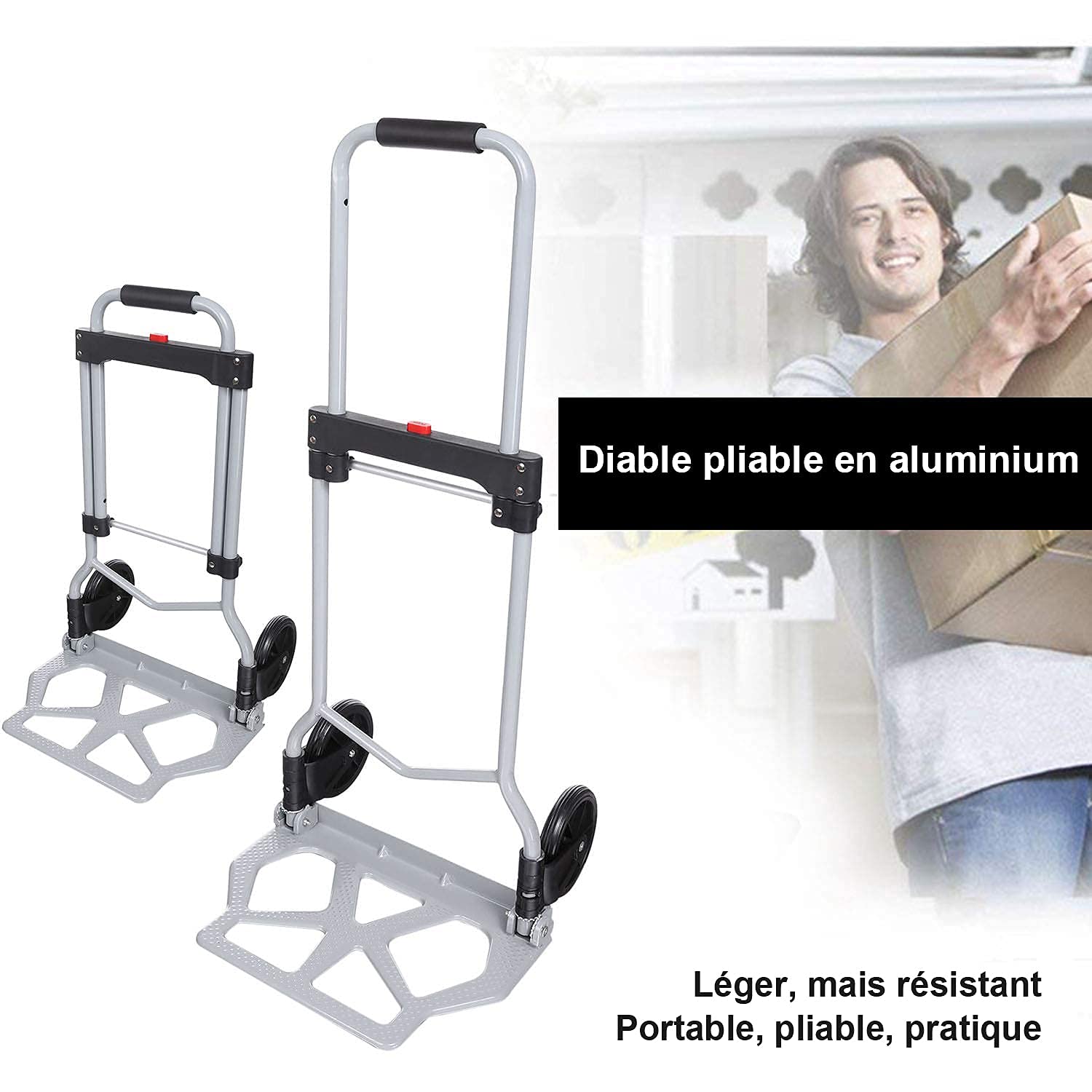 Voluker Carrello Pieghevole 100kg | Velz