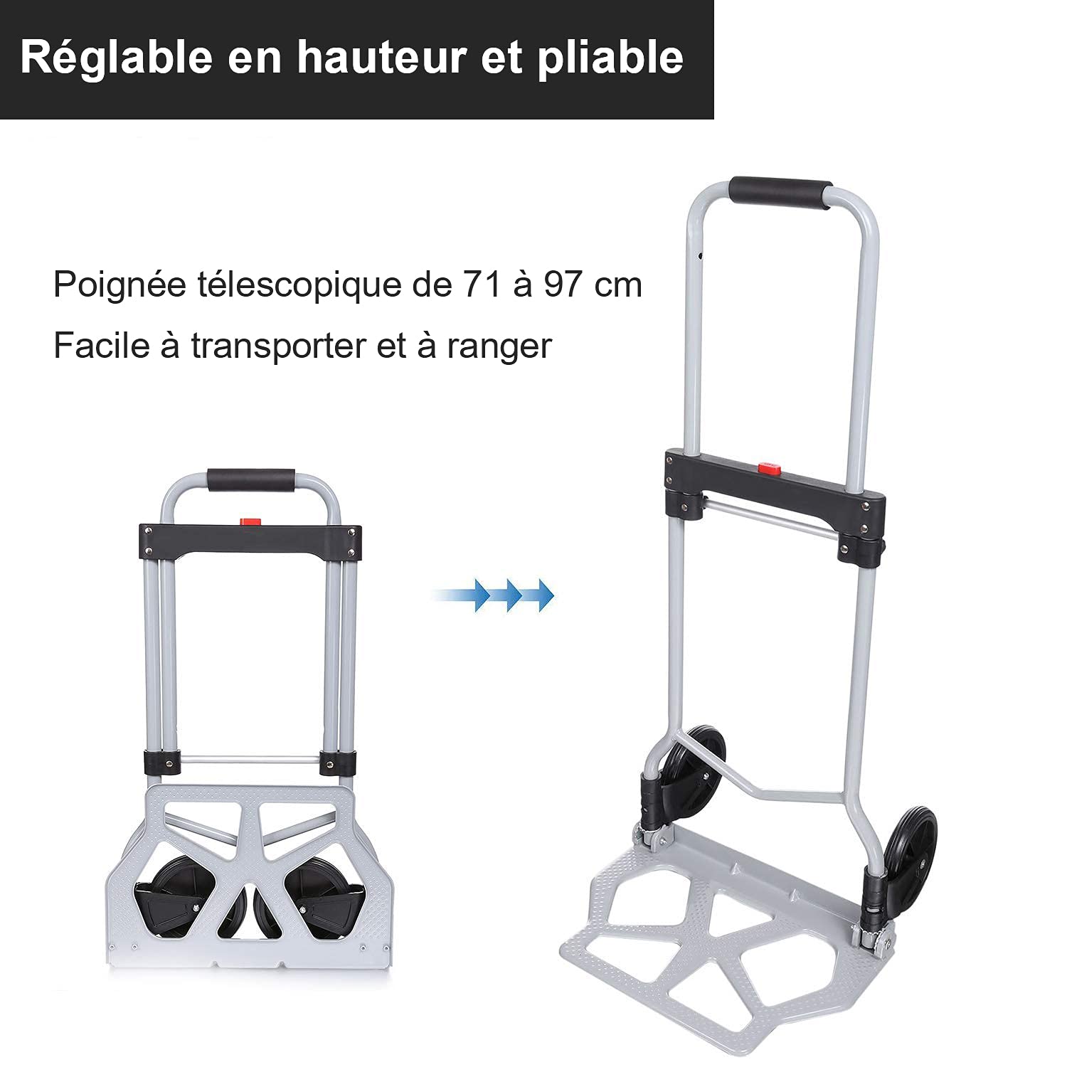 Voluker Carrello Pieghevole 100kg | Velz
