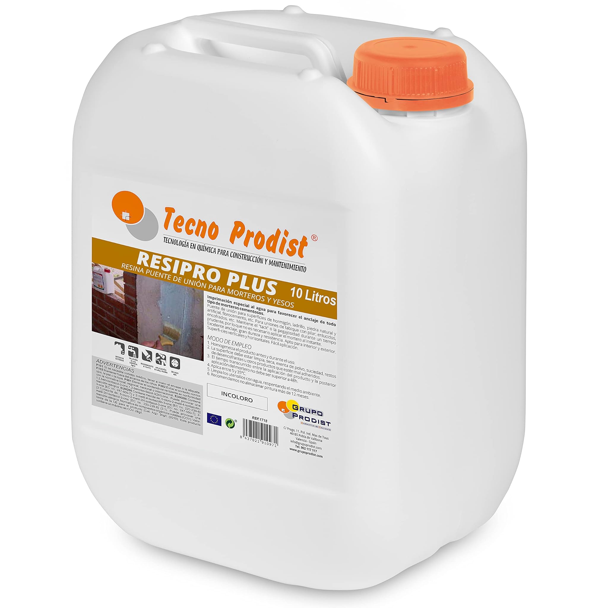 RESIPRO PLUS Di Tecno Prodist - Resina Adesiva 10 Litri