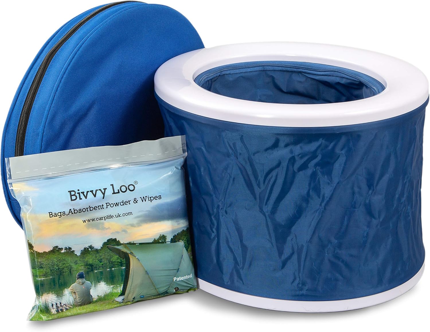 Bivvy Loo - WC Portatile da Campeggio Pieghevole, Blu - immagine 1