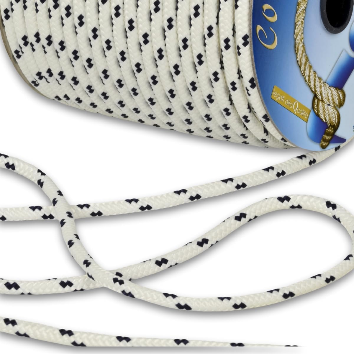 Corderie Italiane Treccia Multiuso 4mm 500mt, Bianco - immagine 2