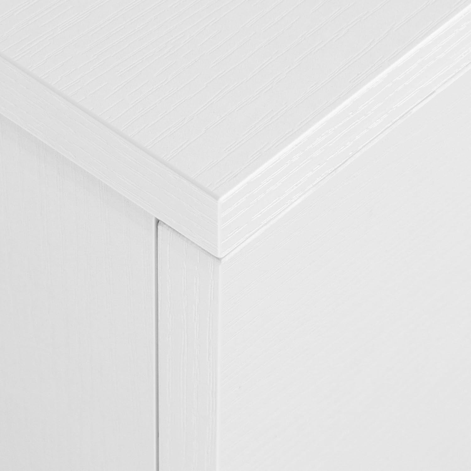 Yaheetech Comodino Bianco con 3 Cassetti - immagine 4