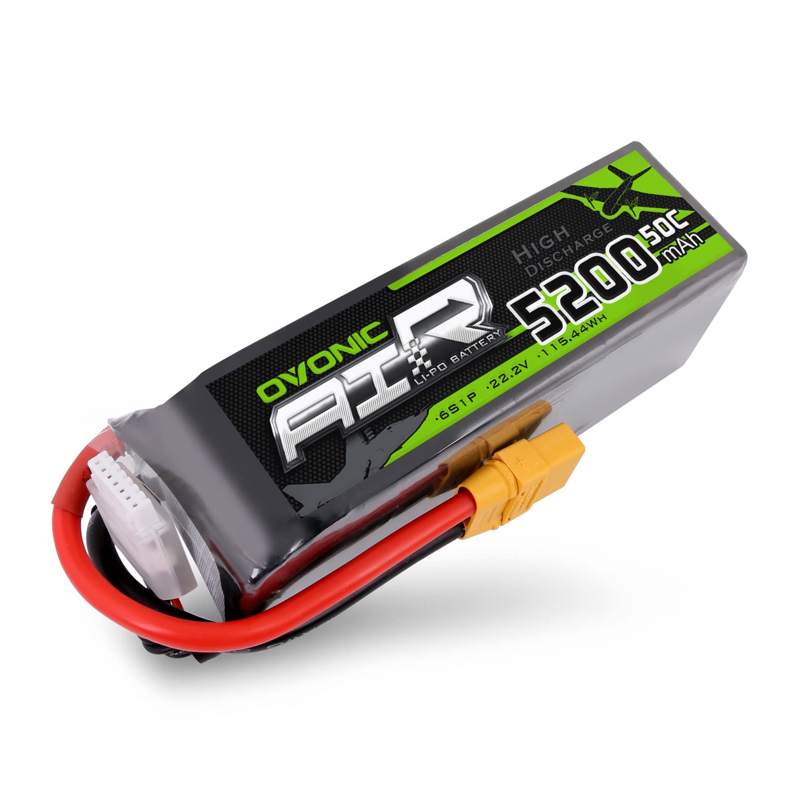 Ovonic 6S Lipo Batteria 5200mAh 22.2V XT90