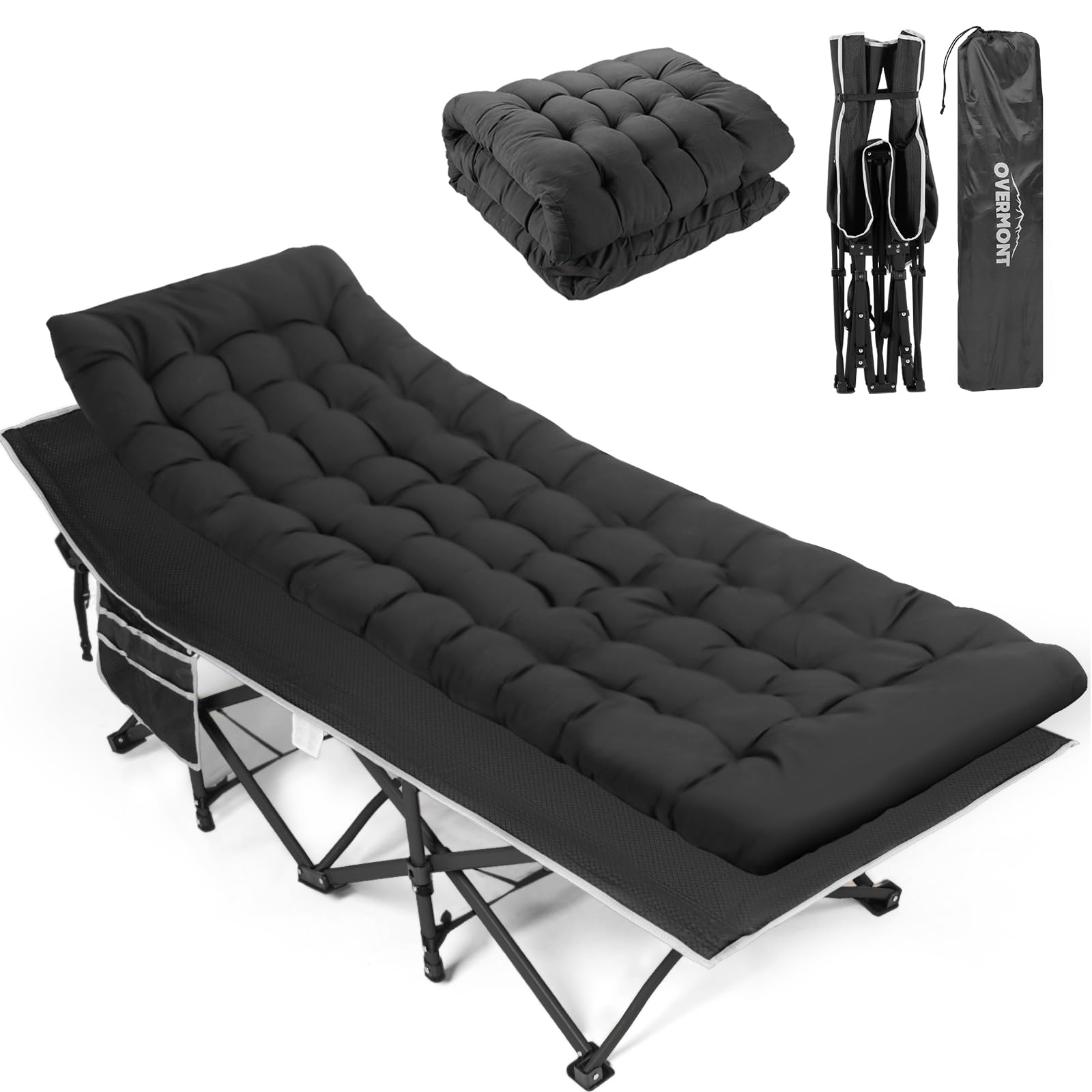 OVERMONT Oversized Folding Camping Bed for Adults