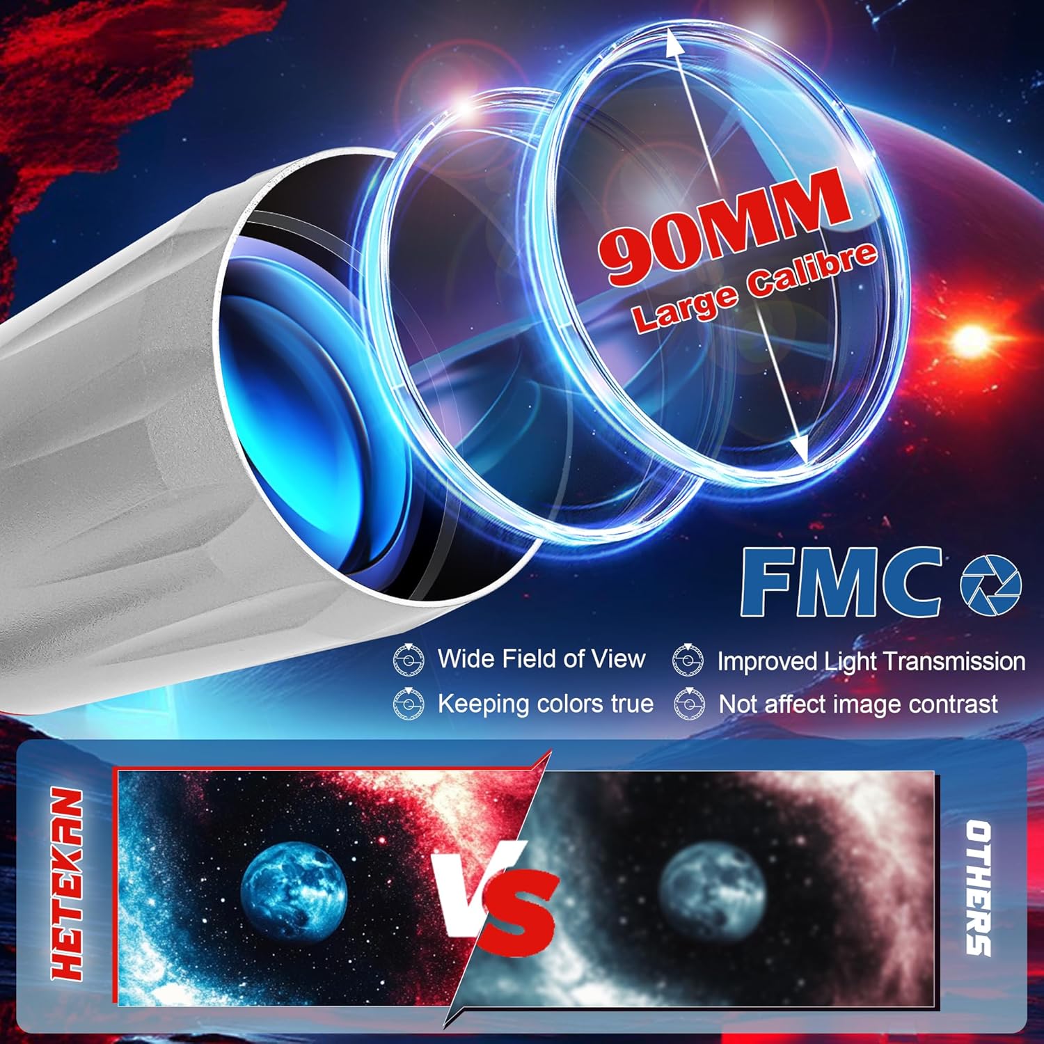 Telescopio Astronomico Professionale 90/900mm - immagine 2