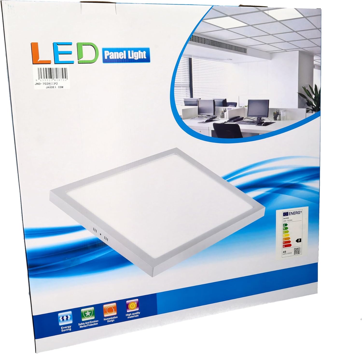 Jandei - Pack 2 Cornici Luminose Pannello LED 595x595mm - immagine 4