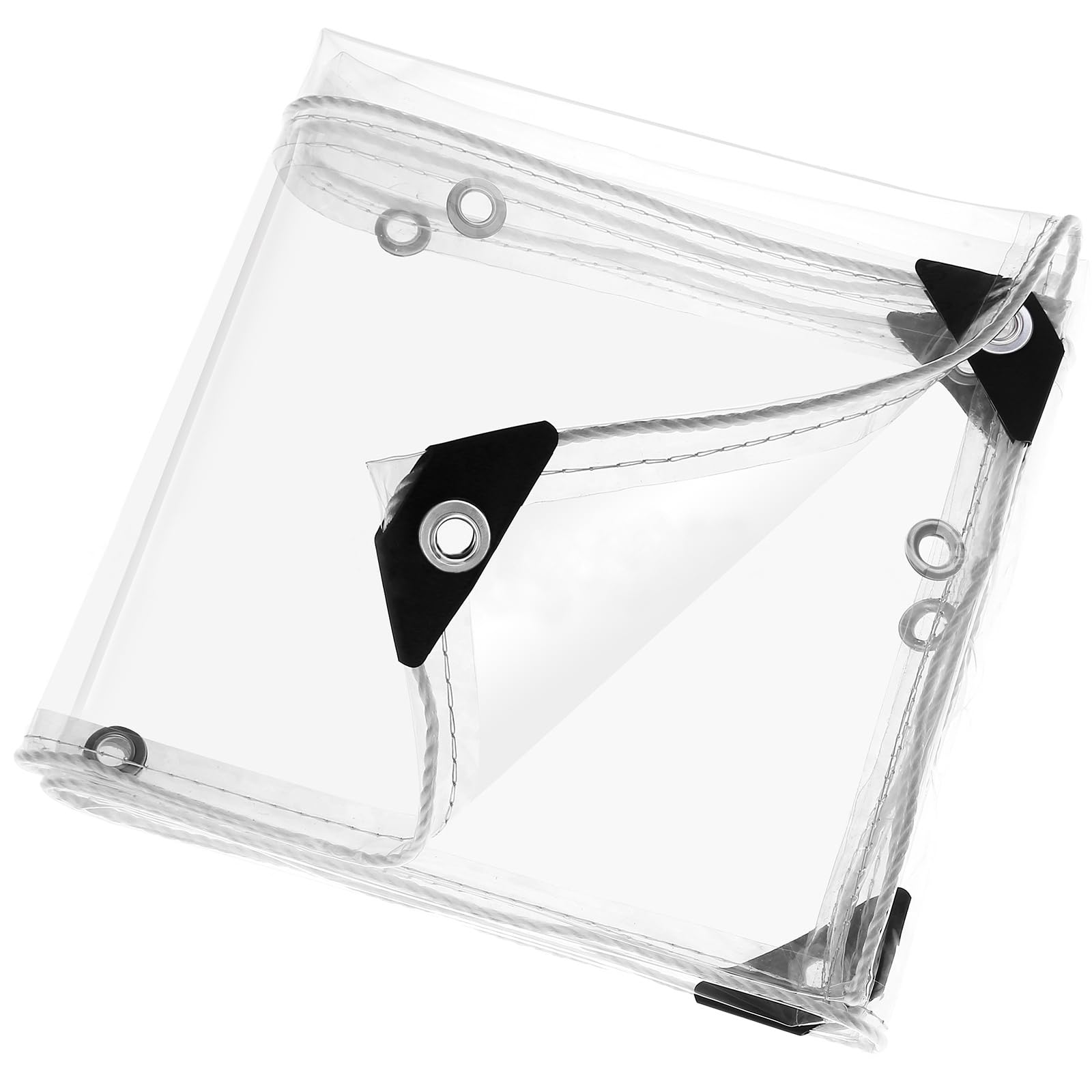 Telone Impermeabile Trasparente PVC 3x6m con Occhielli