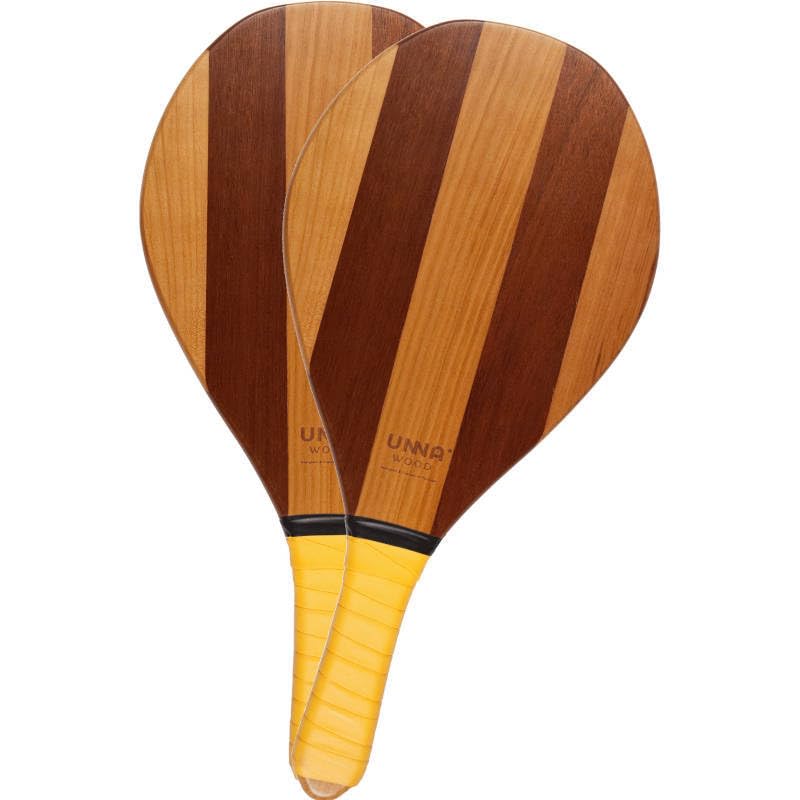 UNNA Wood Racchette da Spiaggia CEREJEIRA | fatto a mano
