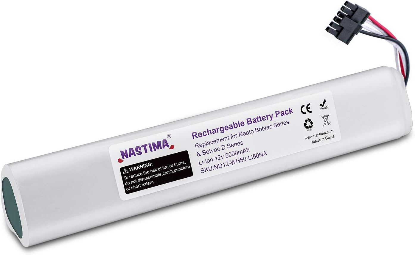 Nastima Batteria Litio 12V 5000mAh per Neato Botvac - immagine 1