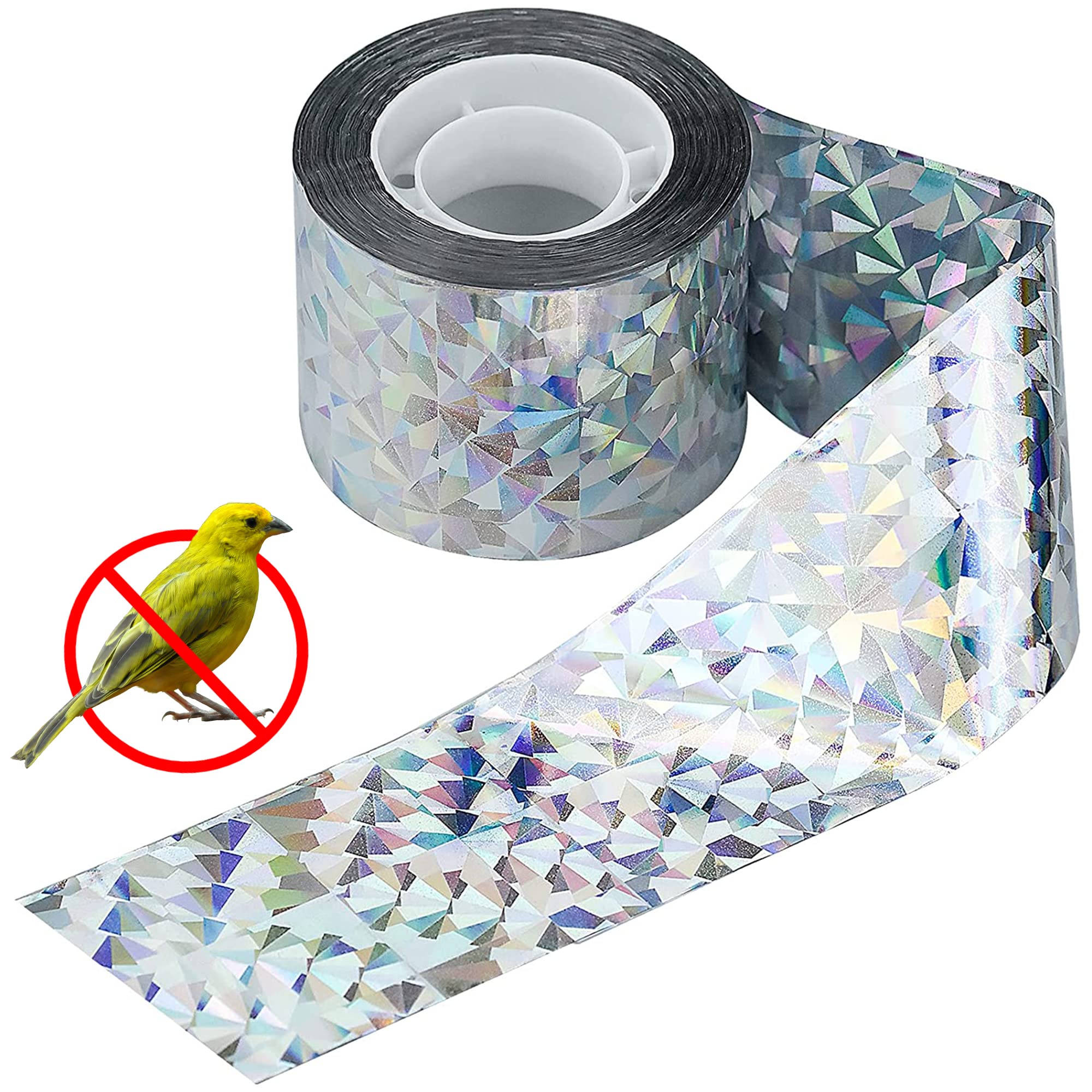 Nastro Repellente Antiuccelli Riflettente 80m x 4,8