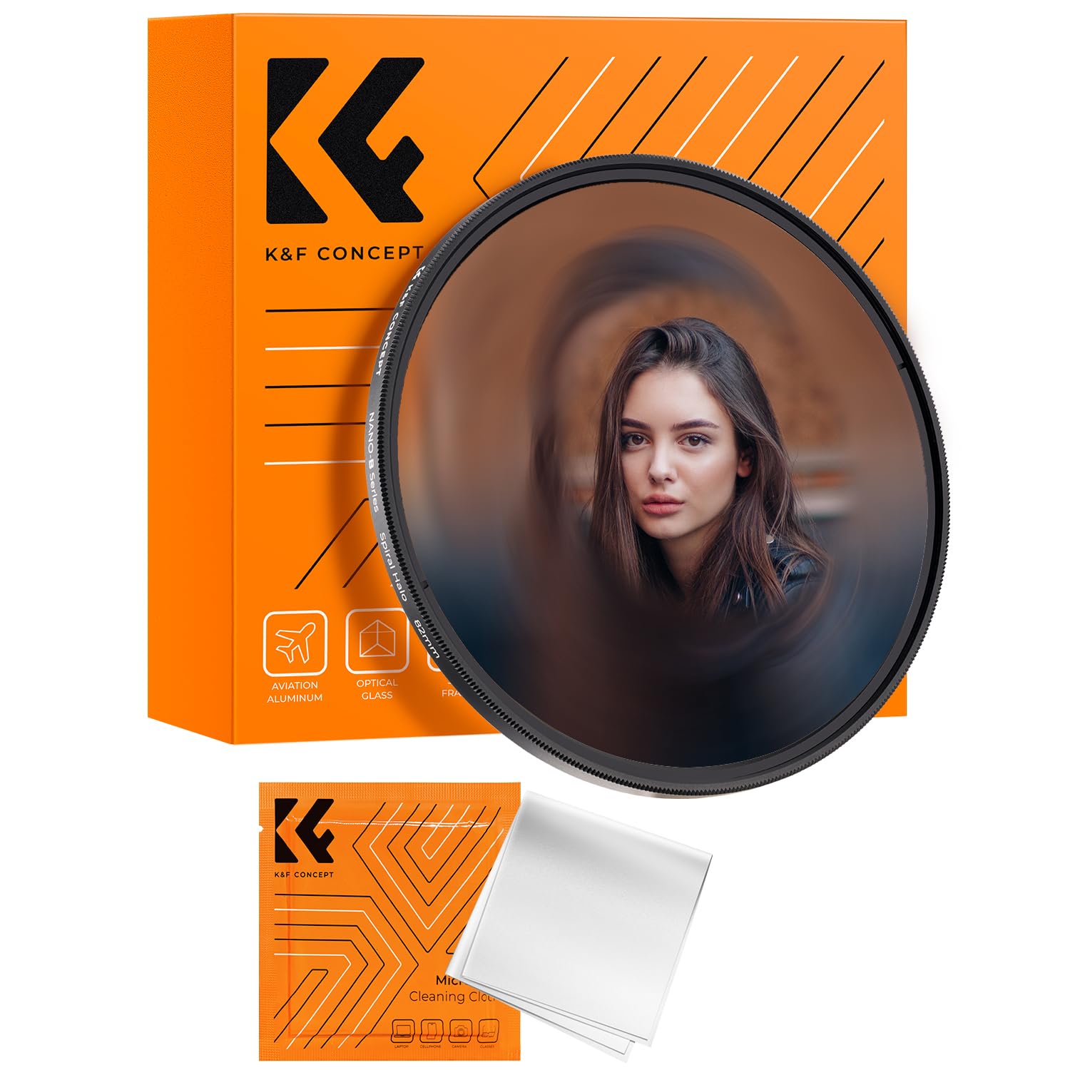 K&f Concept Nano-Bacis Filtro Spirale Halo Effetto