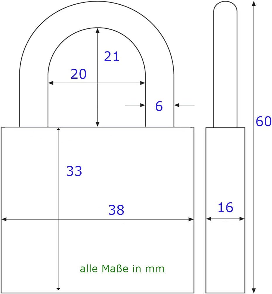 Legunto® 45 Lucchetti con Chiave Unica e 270 Chiavi - immagine 3