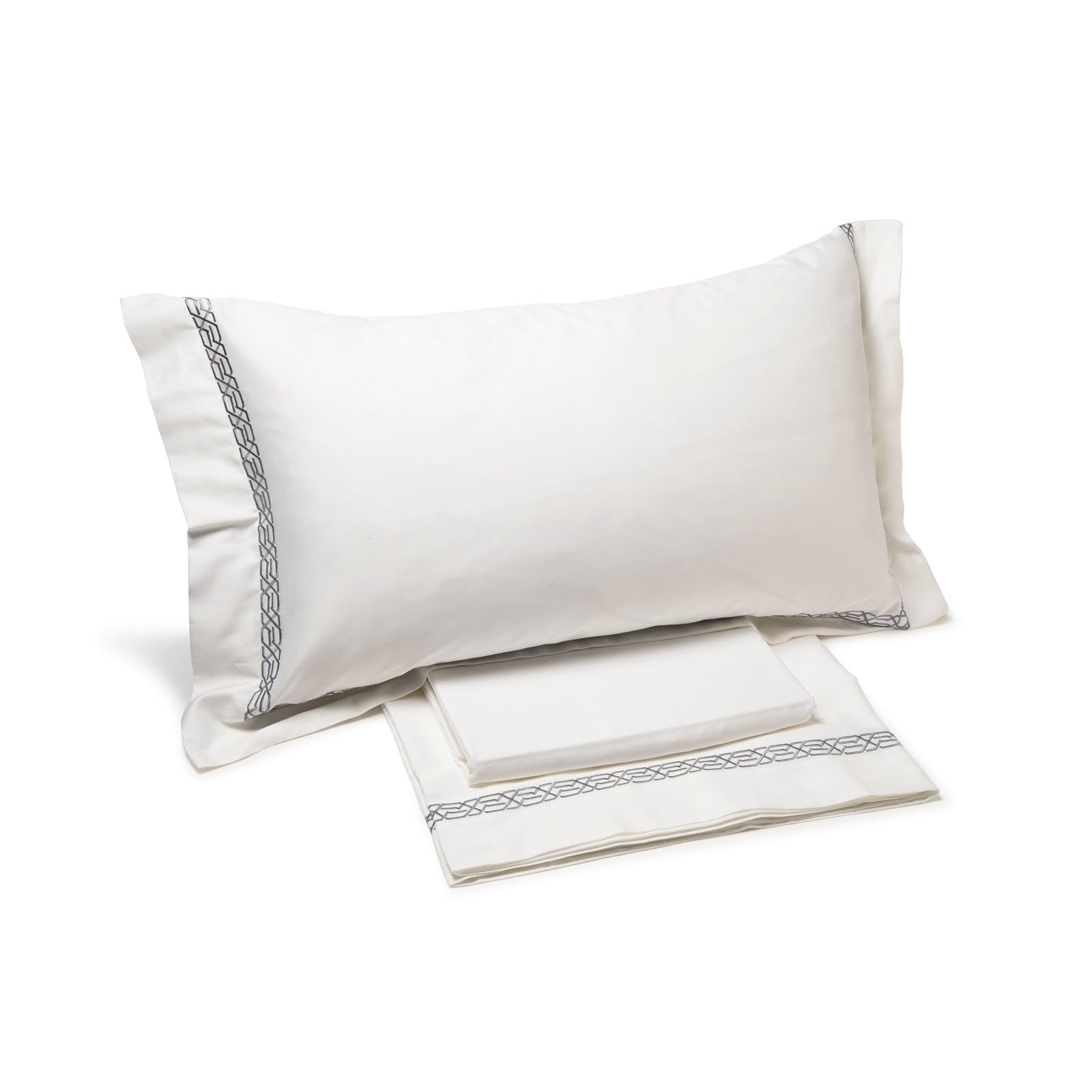 Caleffi 1002836 Raso di Cotone Luxor Completo Lenzuola Matrimoniale