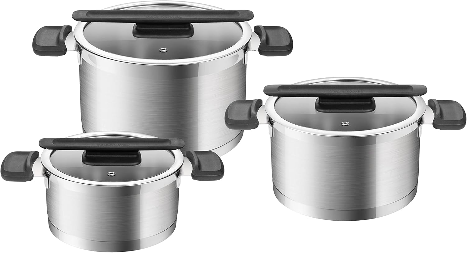 Tescoma Compact - Set Pentole Acciaio Inox 6 Pezzi - immagine 1