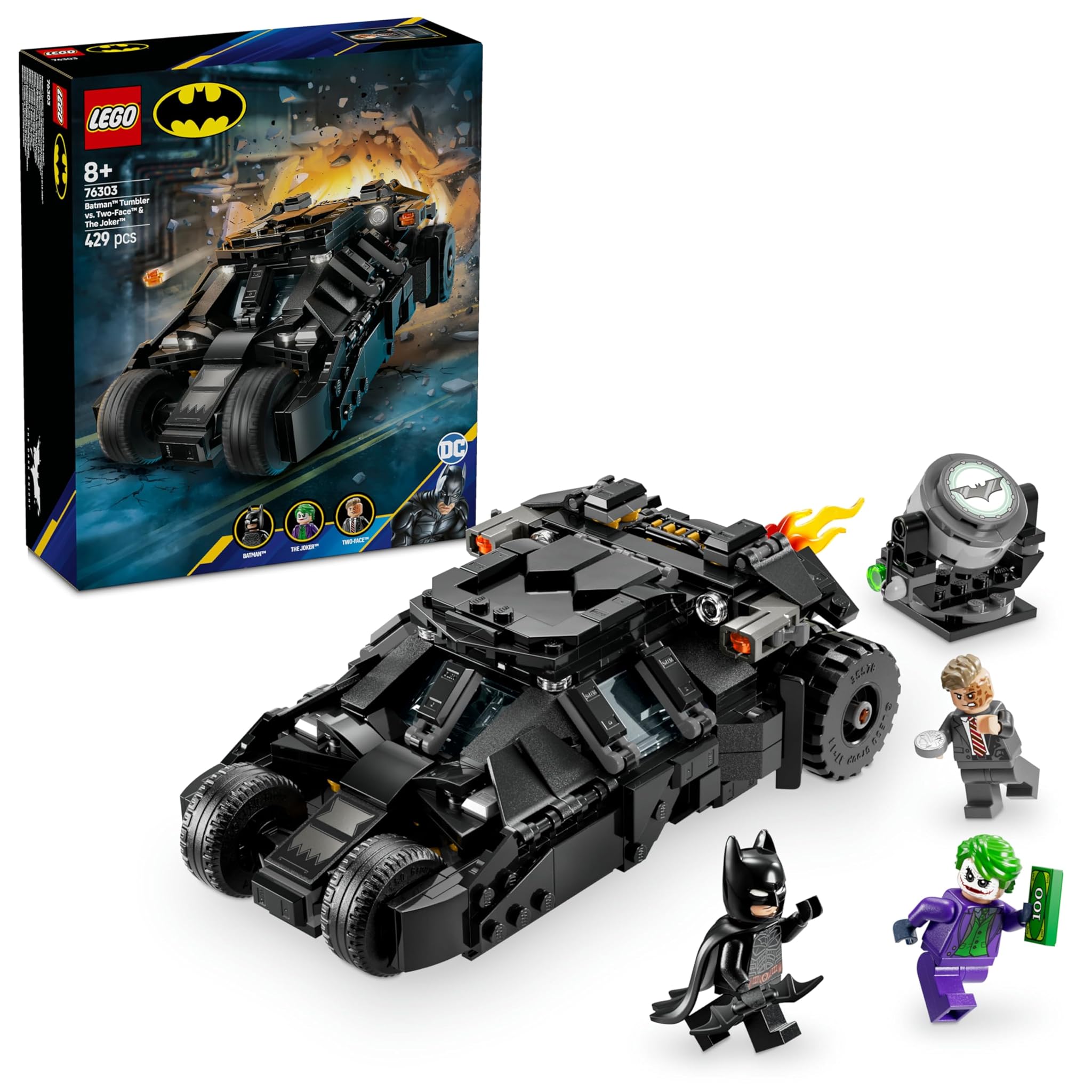 Lego DC Tumbler di Batman Contro Two-Face e The Joker