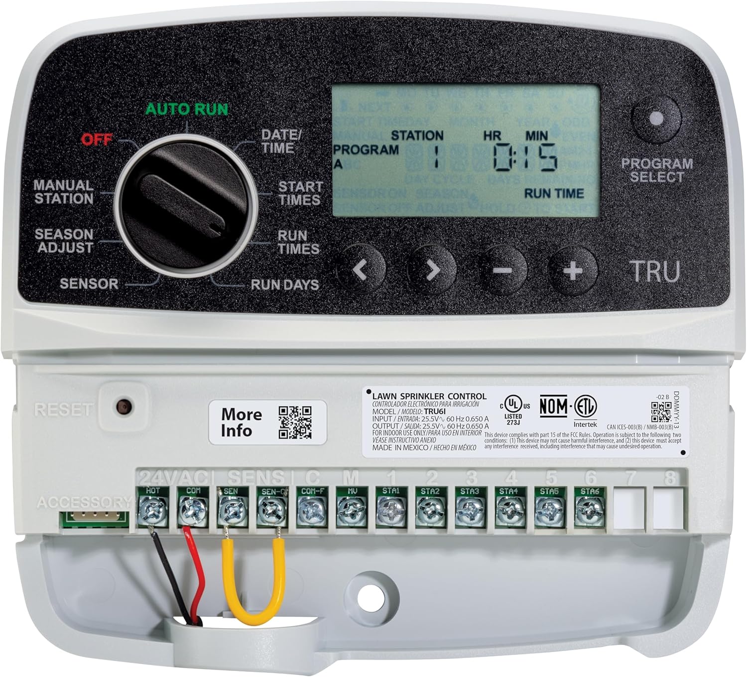 Rain Bird TRU6I - Regolatore/Timer per Irrigazione Interna - immagine 9