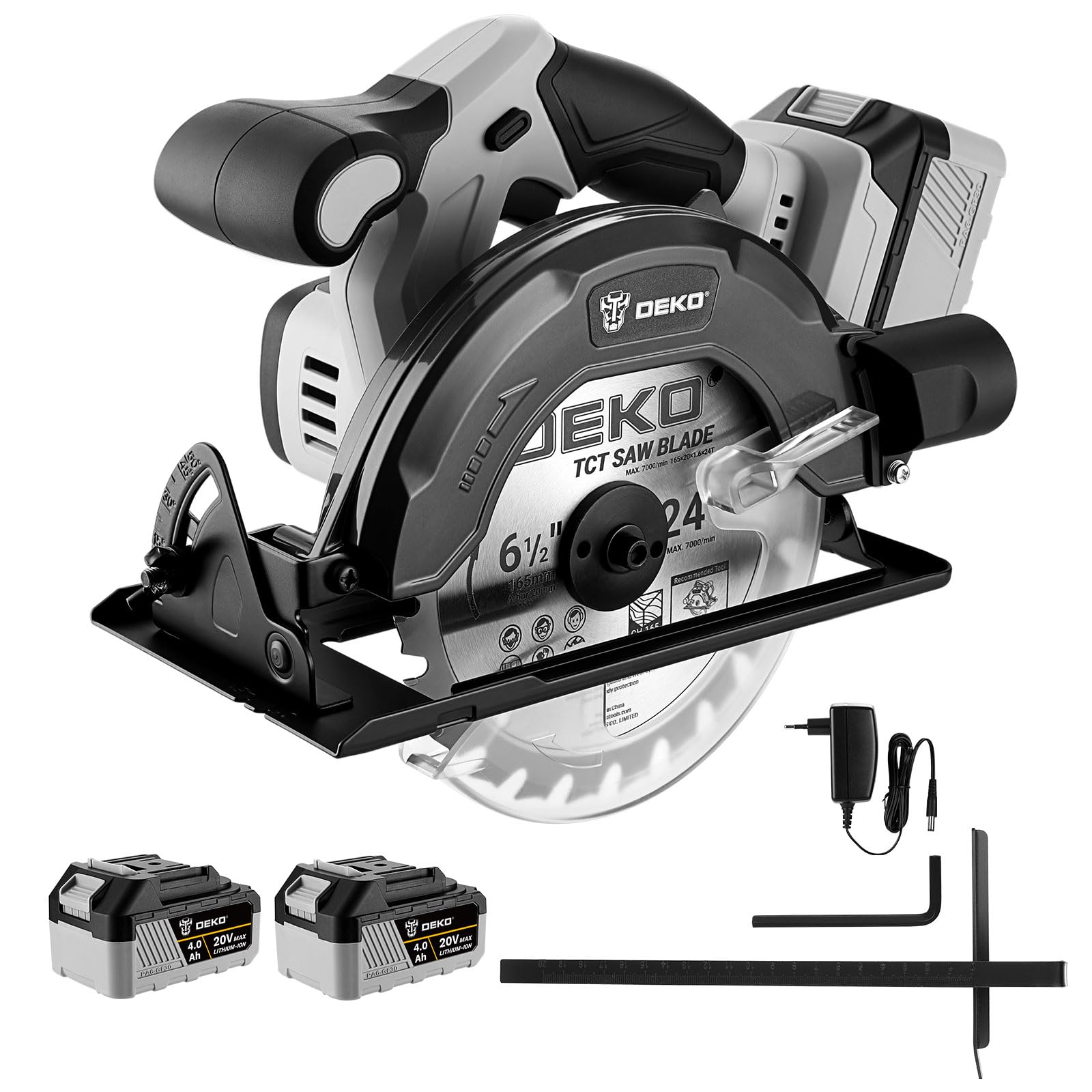 Dekopro Sega Circolare Senza Fili 20V con Guida