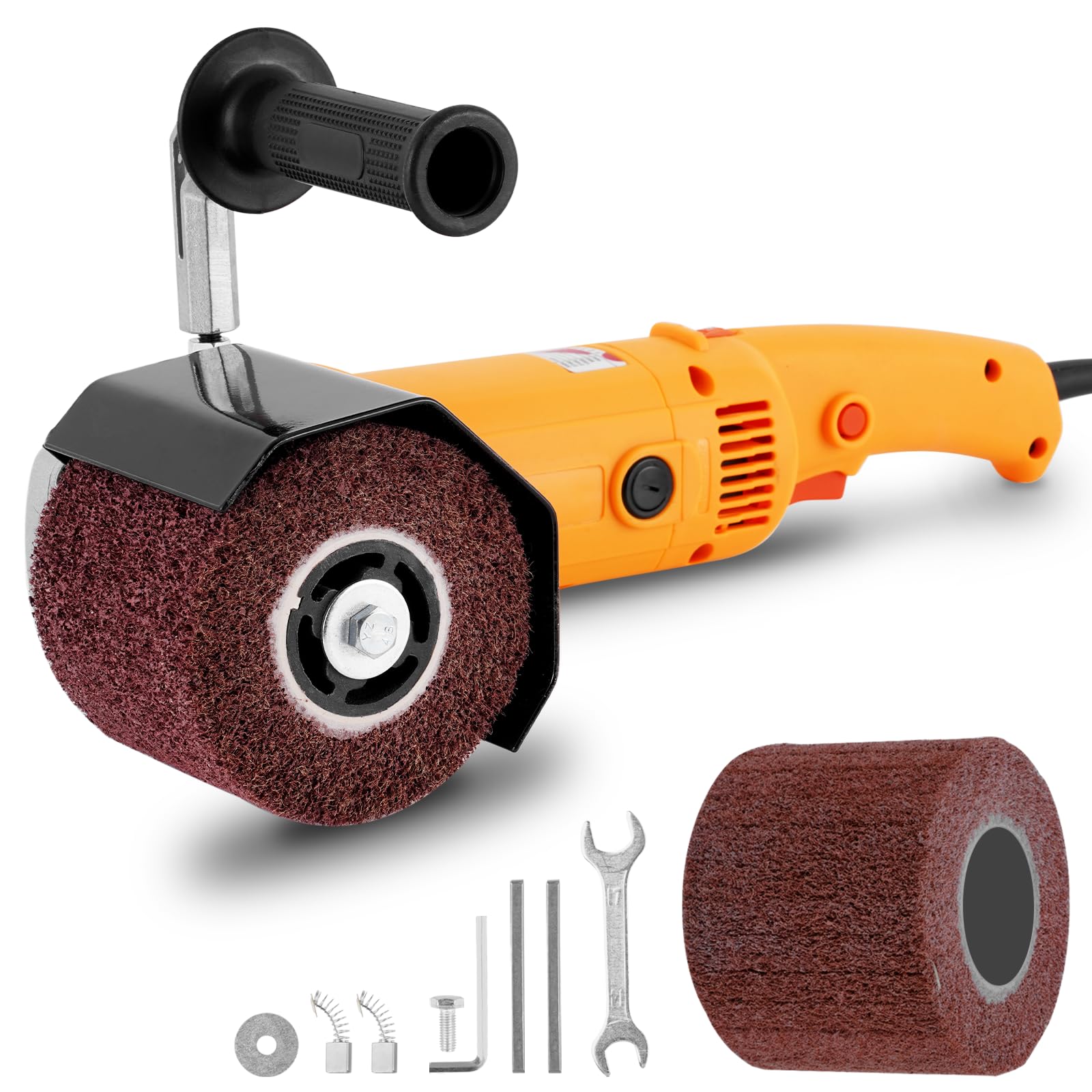 Mxbaoheng - Lucidatrice per Trafilatura Elettrica 2800W, Giallo