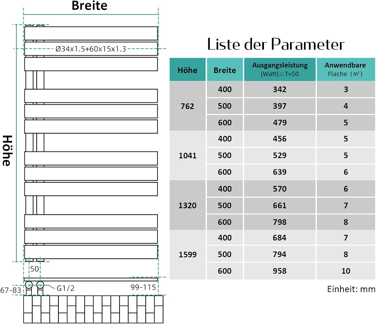 EMKE SFTR1040X1B-ADRVC, Nero, 1041x400 mm - immagine 7