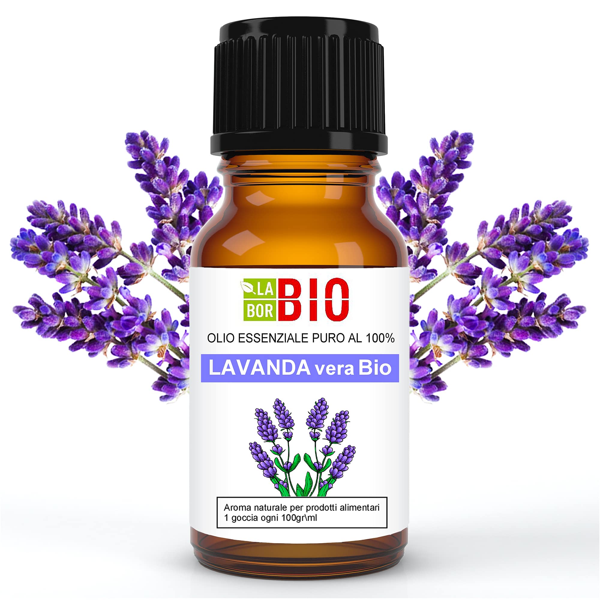 Laborbio Olio Essenziale Lavanda Vera Bio 10ml