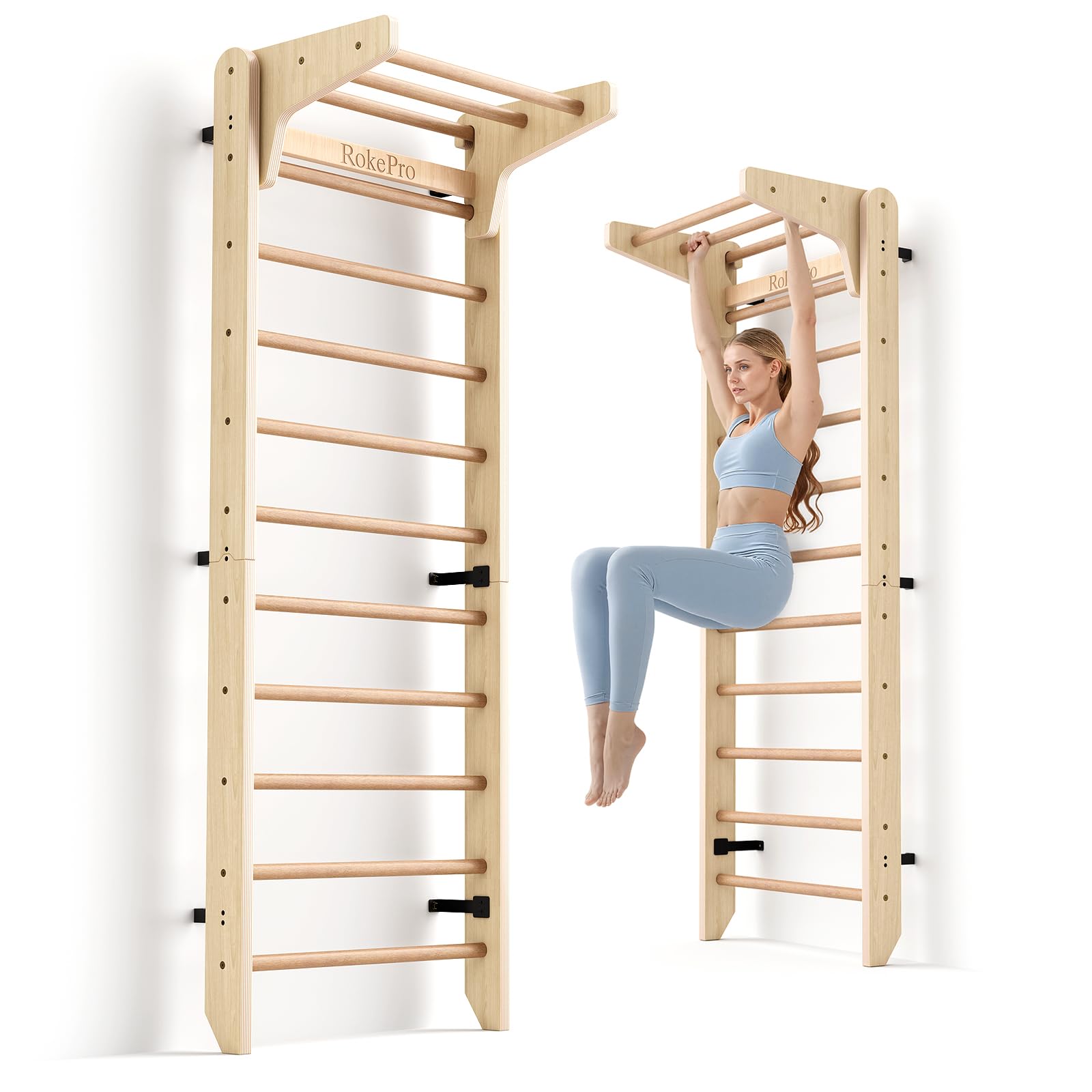 Scala Svedese Multifunzione da Ginnastica in Legno