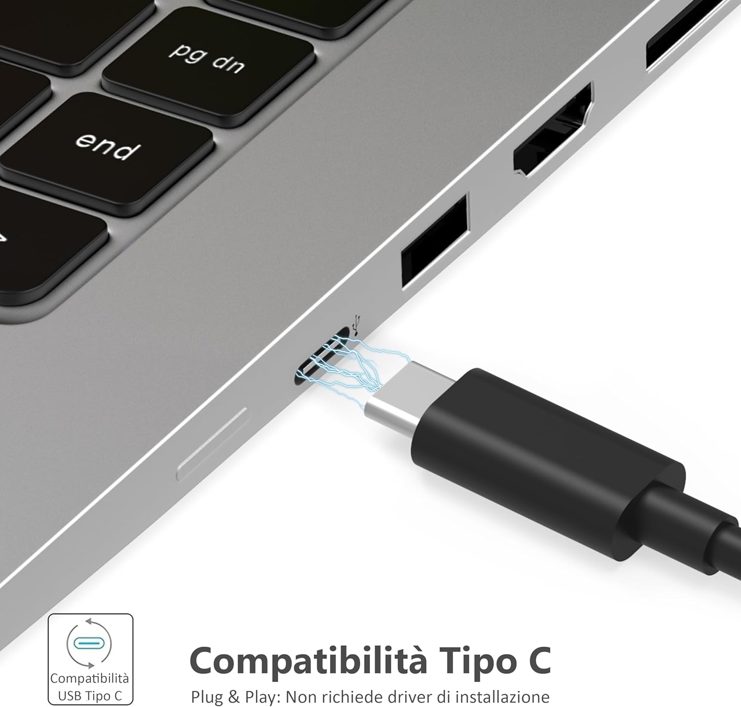 Sabrent Adattatore USB-C a Doppio HDMI (DA-UCDH) - immagine 5