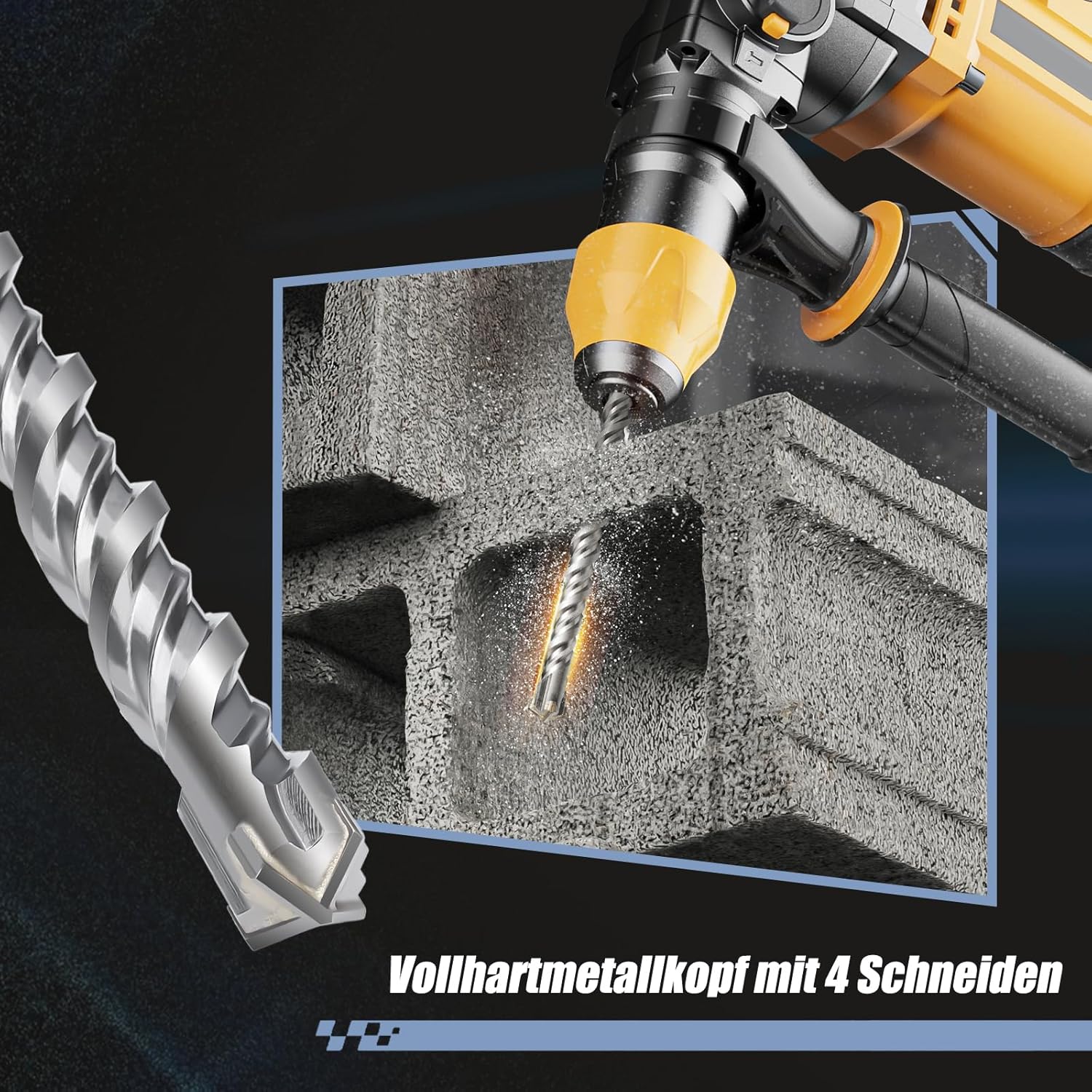 Punta Trapano SDS Max 22 x 800 mm - immagine 2