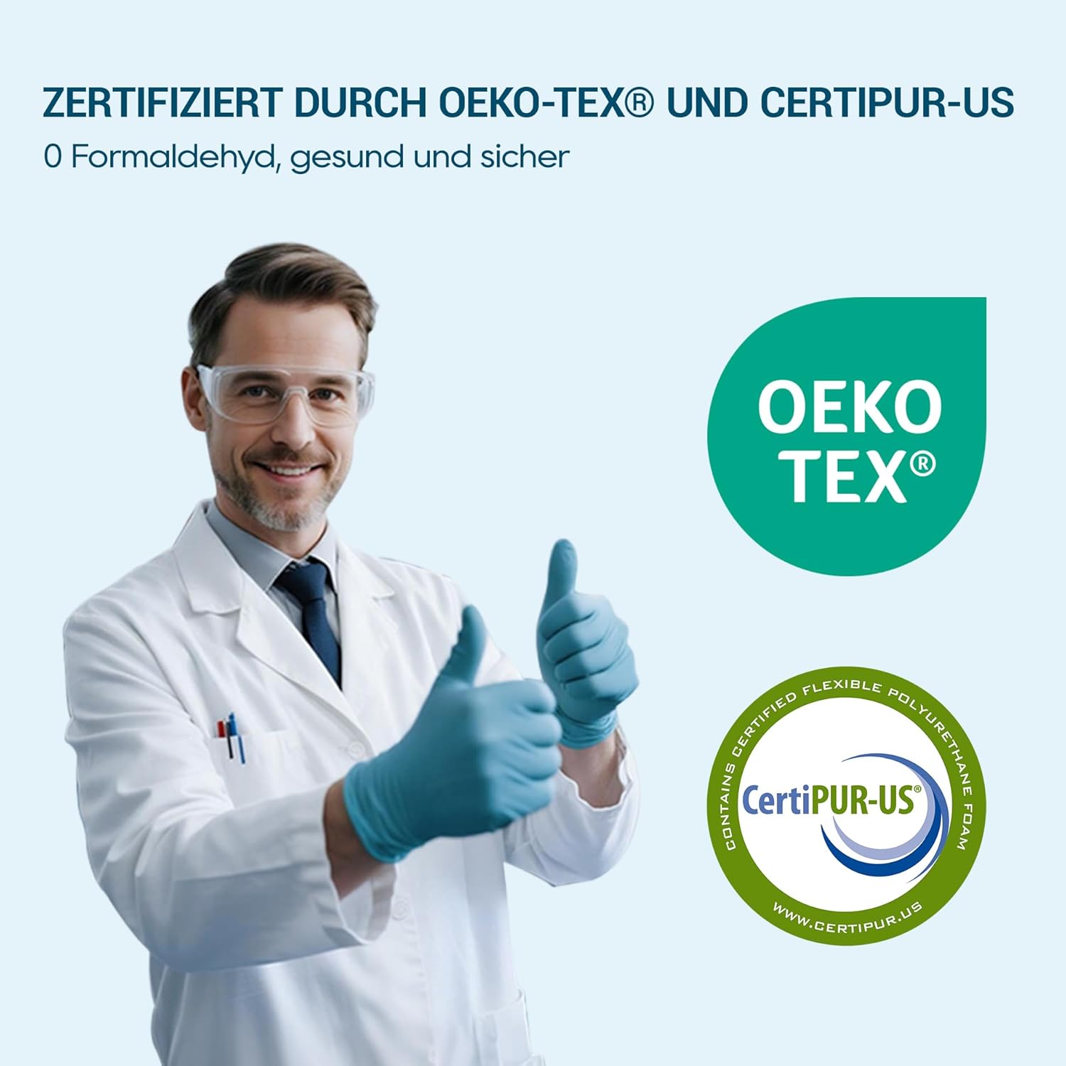 Airsky Cuscino Cervicale Ergonomico Memory Foam - immagine 8