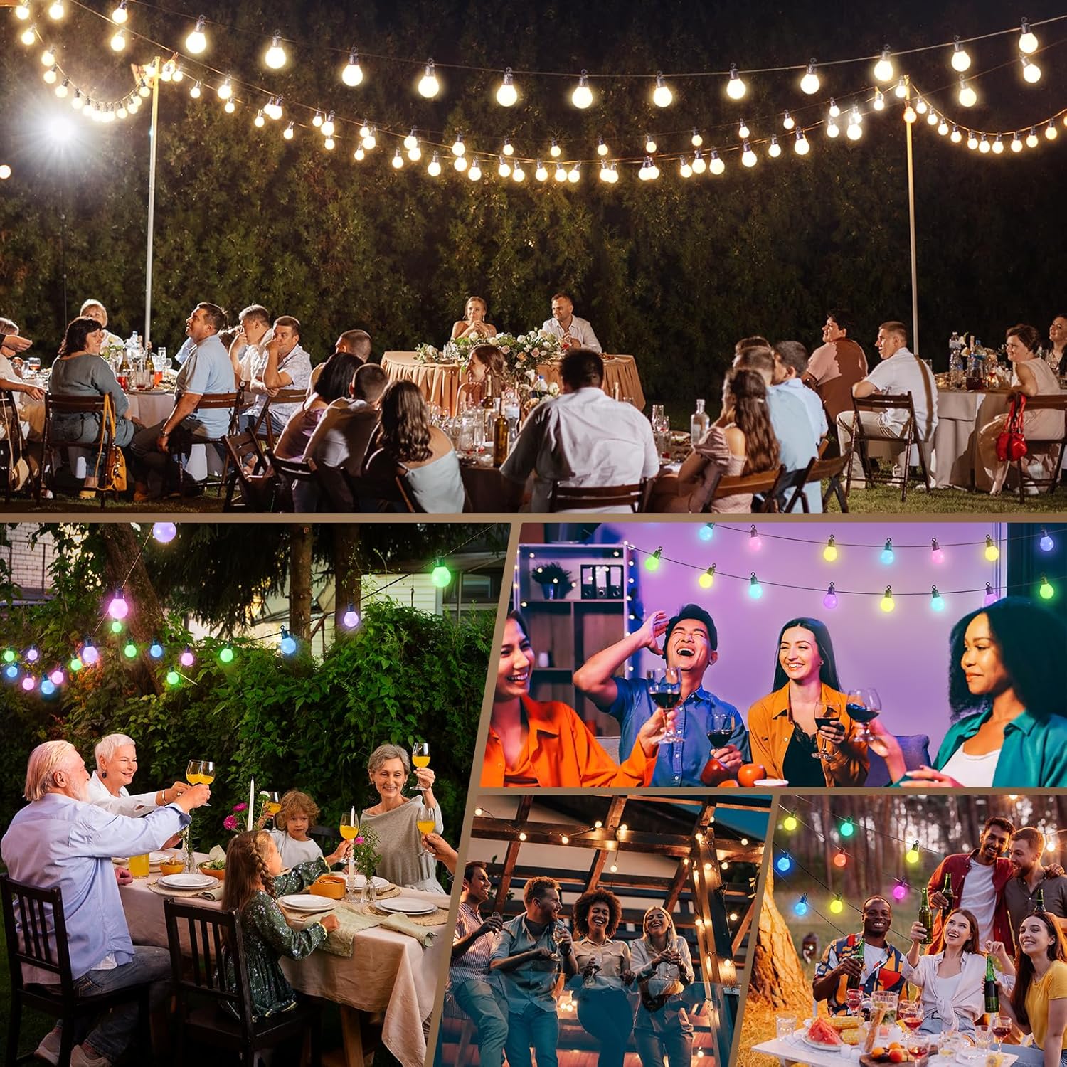 Ghirlande Luci Esterni LED 33m con 50 Lampadine - immagine 2