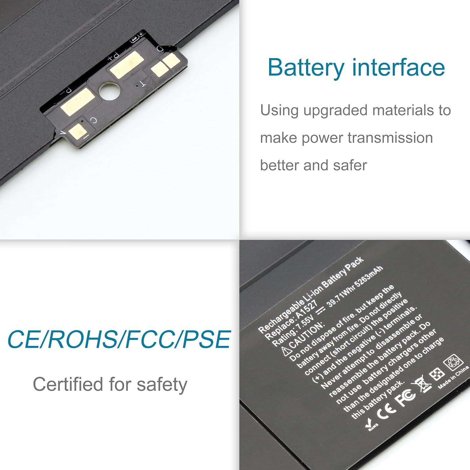 Blesys Batteria A1527 per MacBook Retina 12 pollici - immagine 4