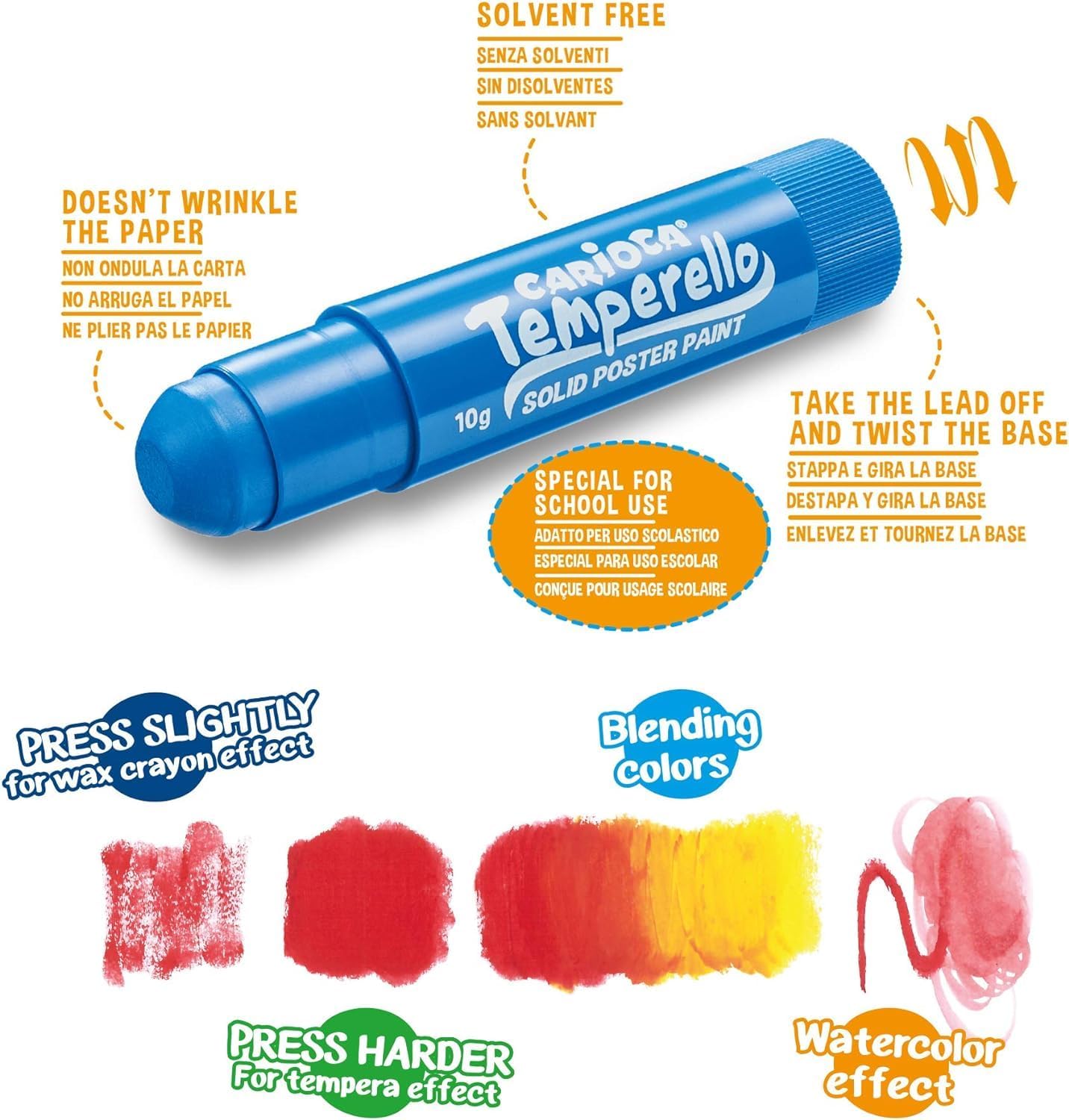 Carioca Tempere Stick Temperello - 12 Pezzi - immagine 3