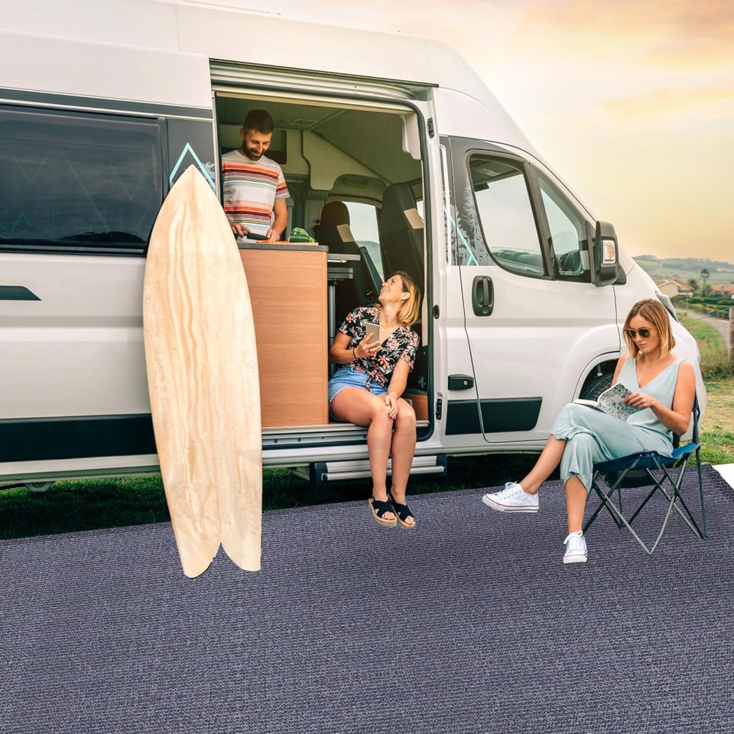 Tappeto per Tende da Sole e Campeggio 300x300cm - immagine 2