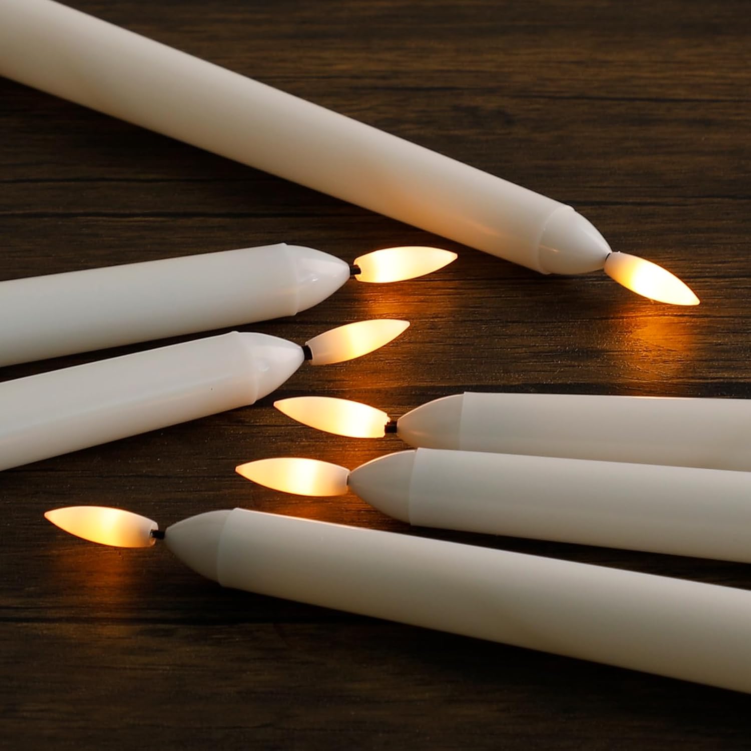 EXTSUD 6 Pezzi Candele LED Senza Fiamma Ricaricabili - immagine 4