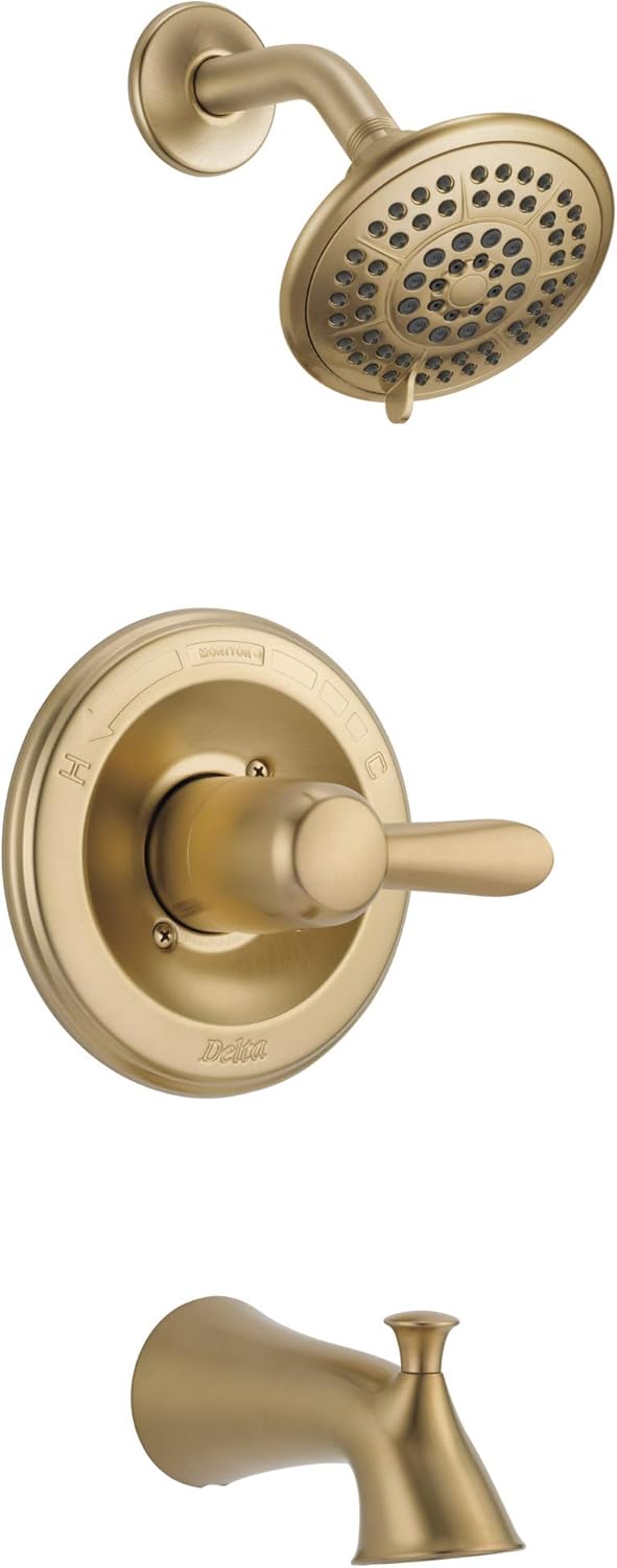 Delta-T14438-CZ Lahara, Monitor (R) 14 Series vasca e doccia, bronzo champagne