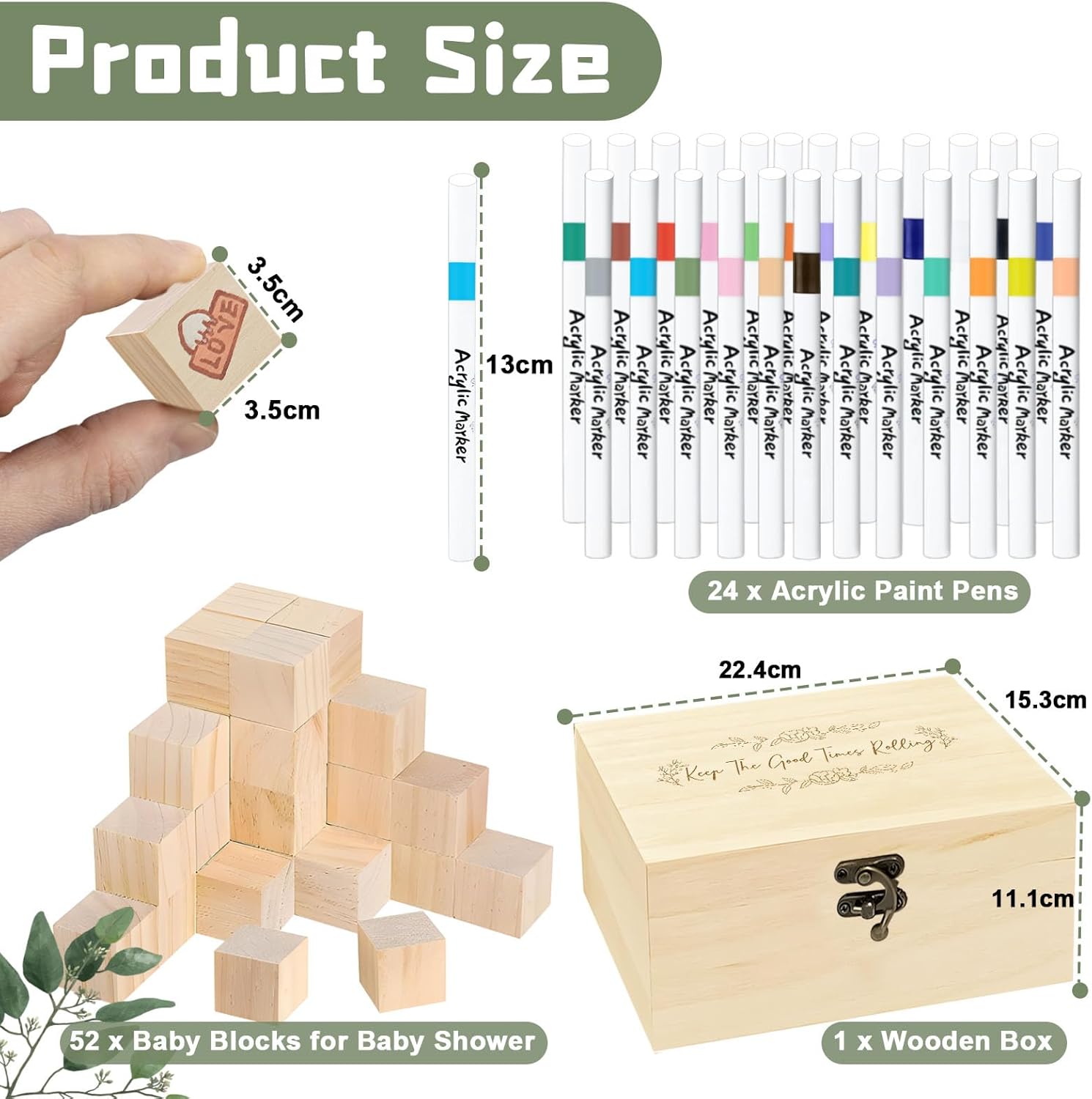 Kit Giochi per Baby Shower - 78 Pezzi - immagine 5