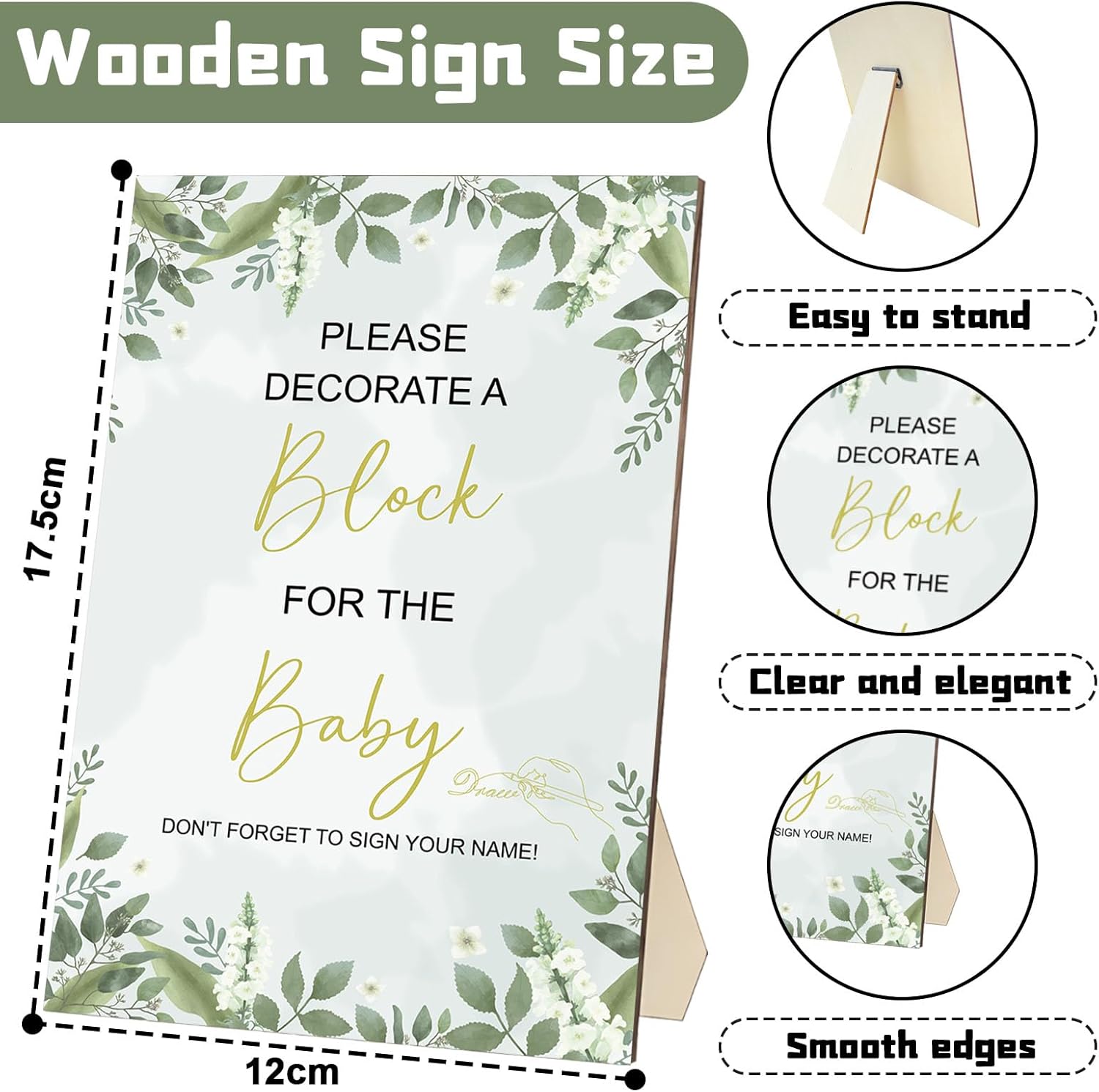 Kit Giochi per Baby Shower - 78 Pezzi - immagine 6