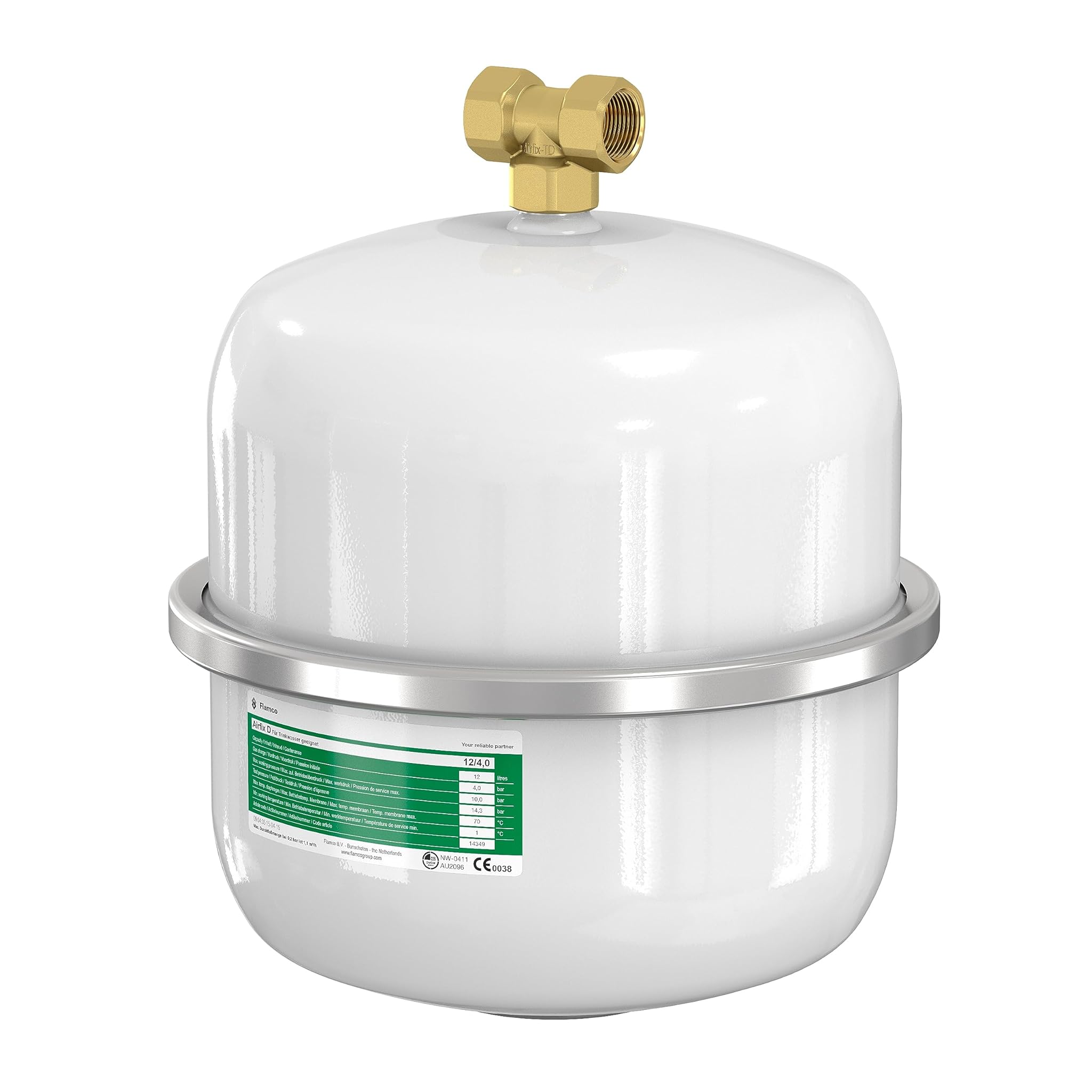 Flamco Airfix D - Vaso di Espansione Sanitario 18 Litri